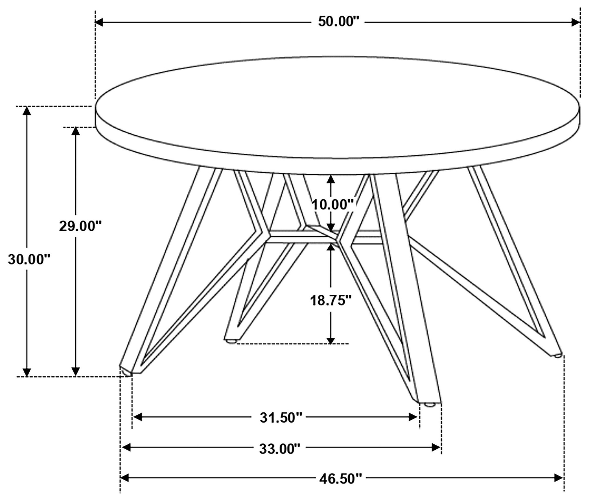 Neil Concrete And Gunmetal Dining Table