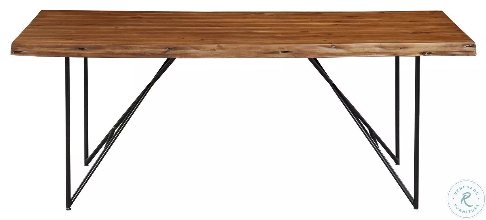 Live Edge Walnut Rectangular Dining Table from Alpine | Coleman