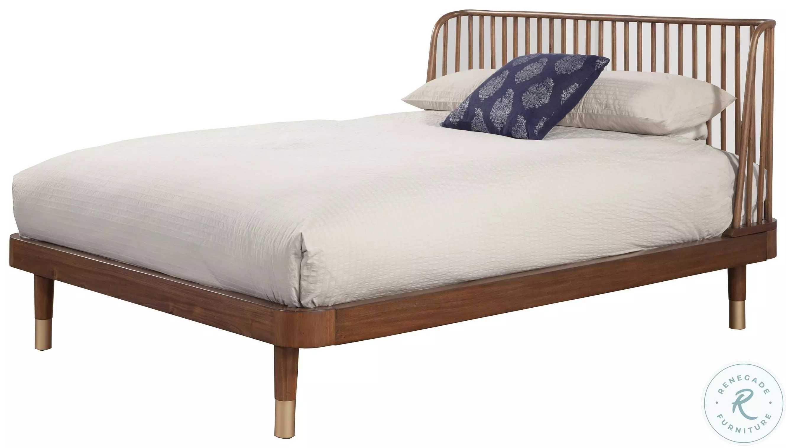 Belham Dark Walnut King Platform Bed From Home Gallery Stores 