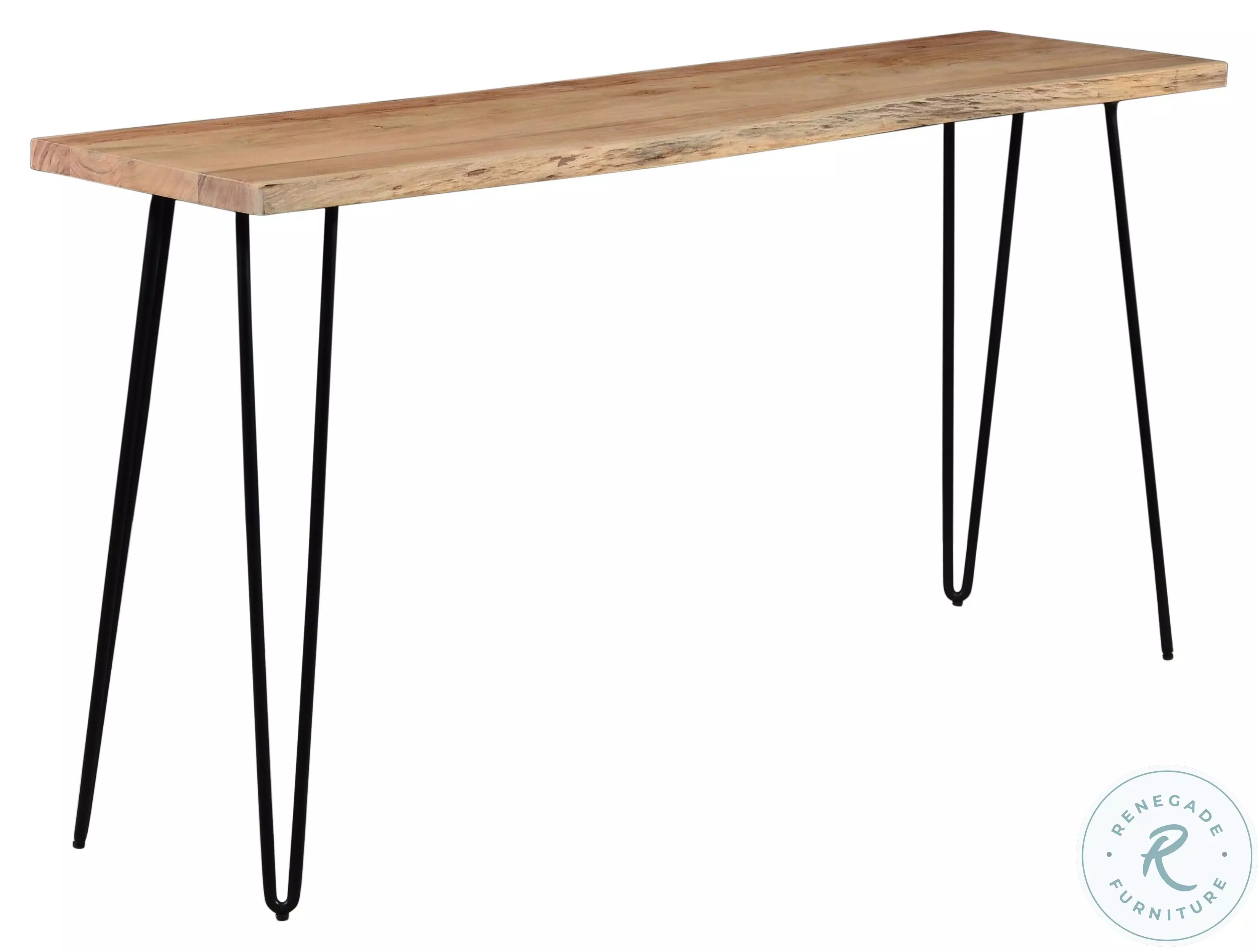 コールマン　Natural Wood Counter Table Classic Natures Edge Natural 72