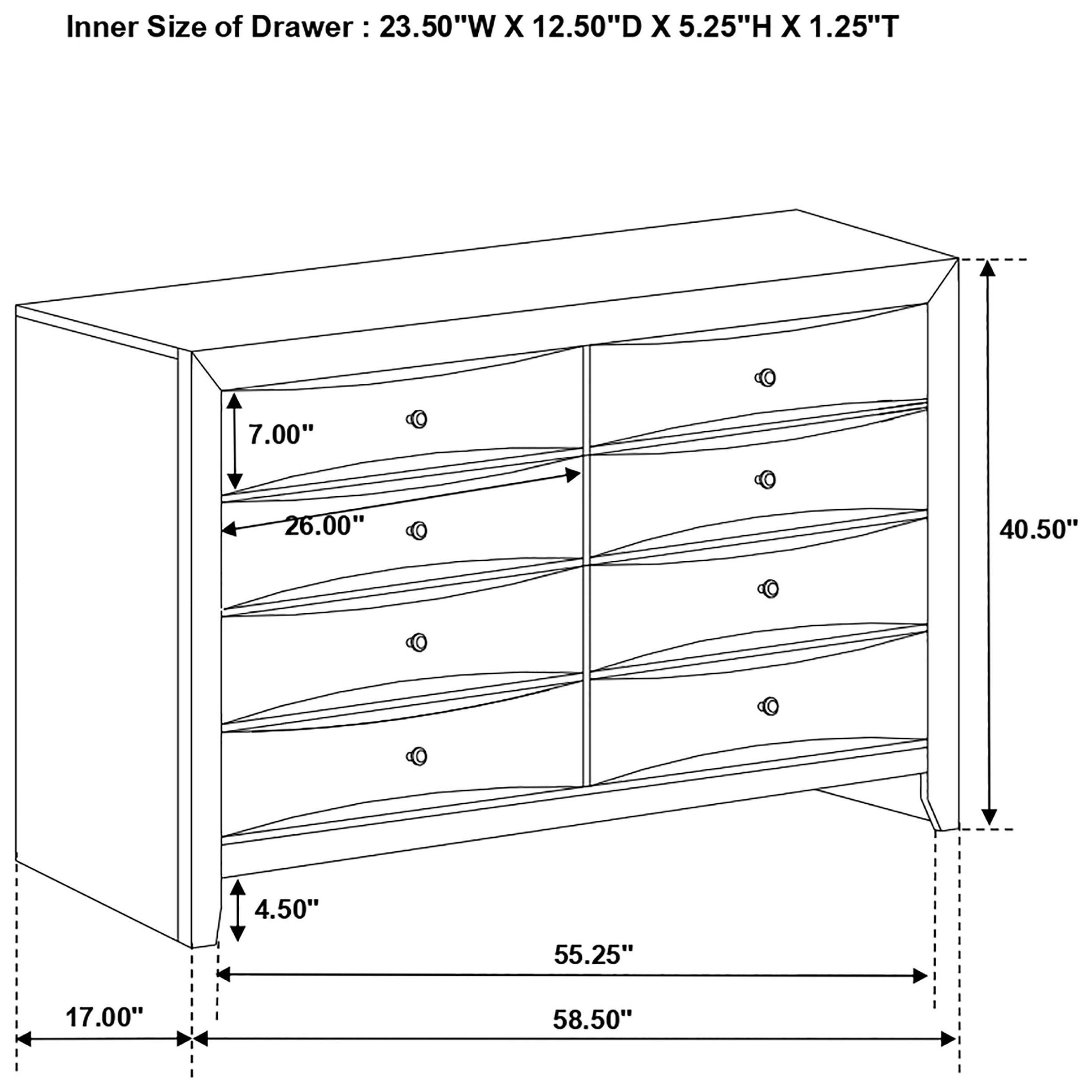 Briana Black Dresser