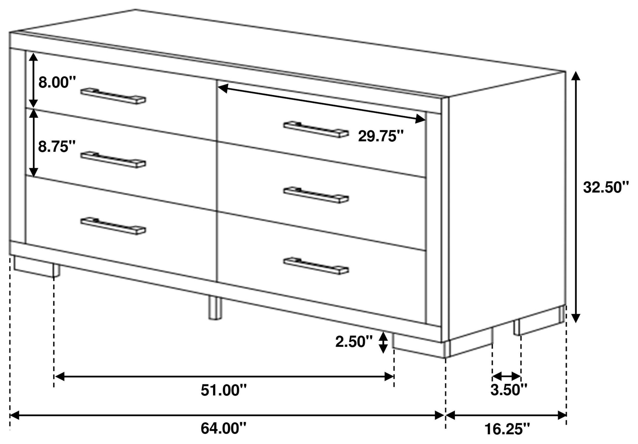 Jessica Cappuccino Dresser