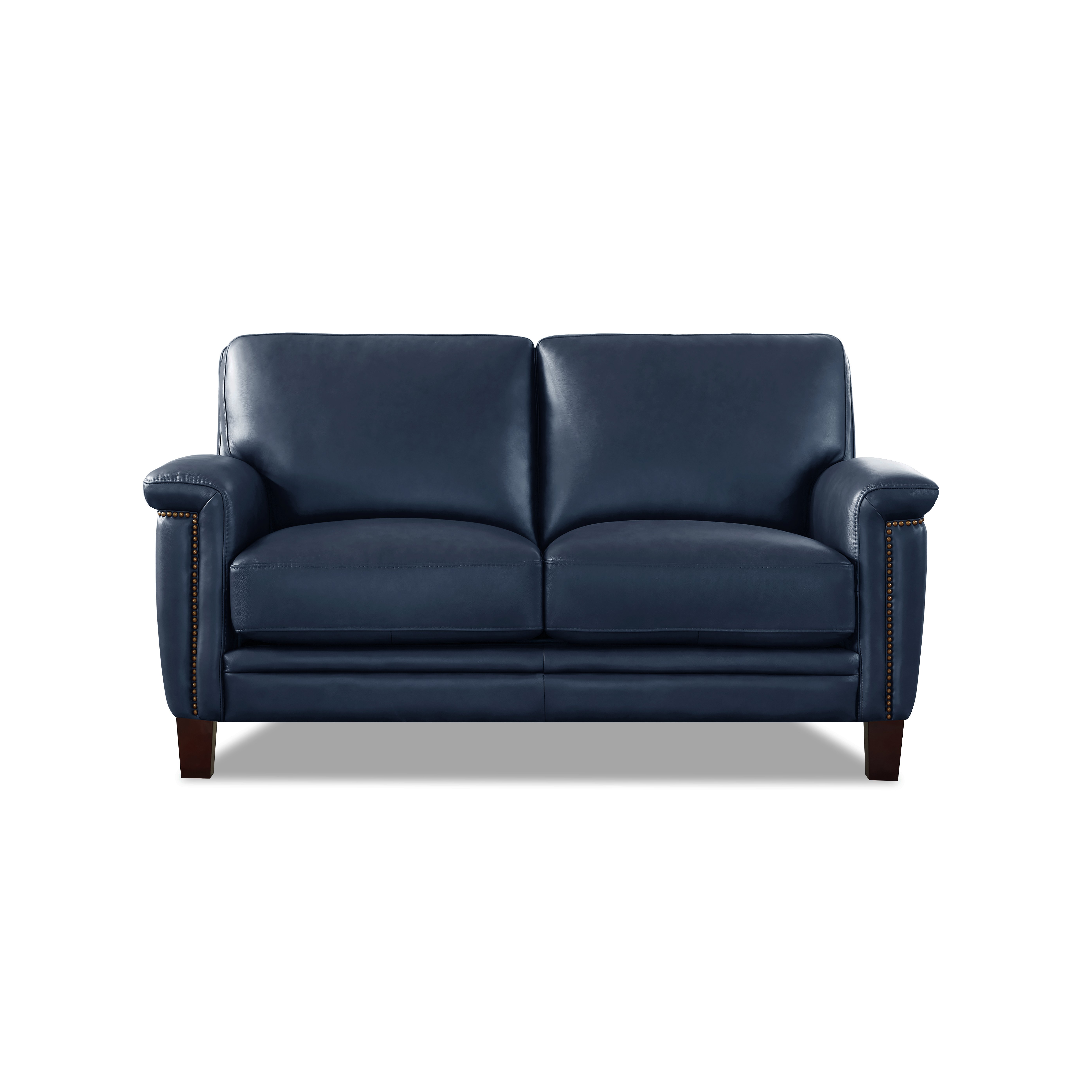 Sherwyn Navy Leather 64
