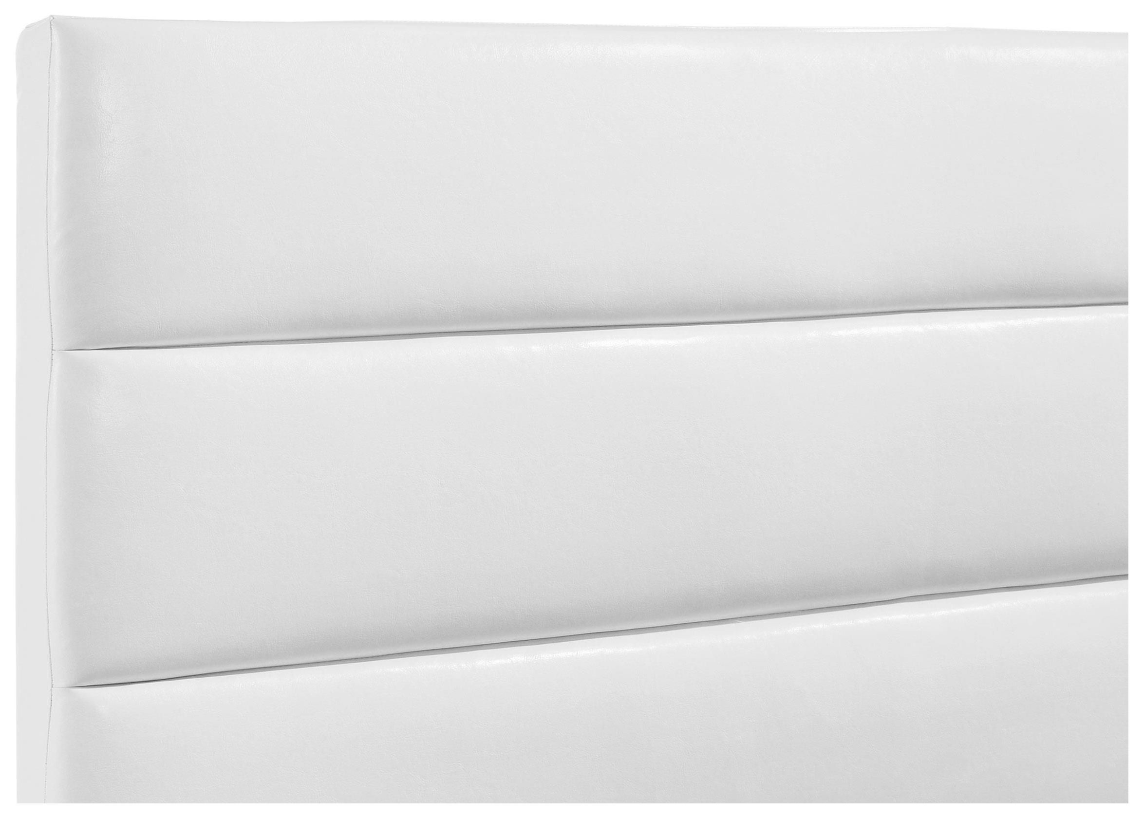 Felicity White High Gloss King Upholstered Platform Storage Bed