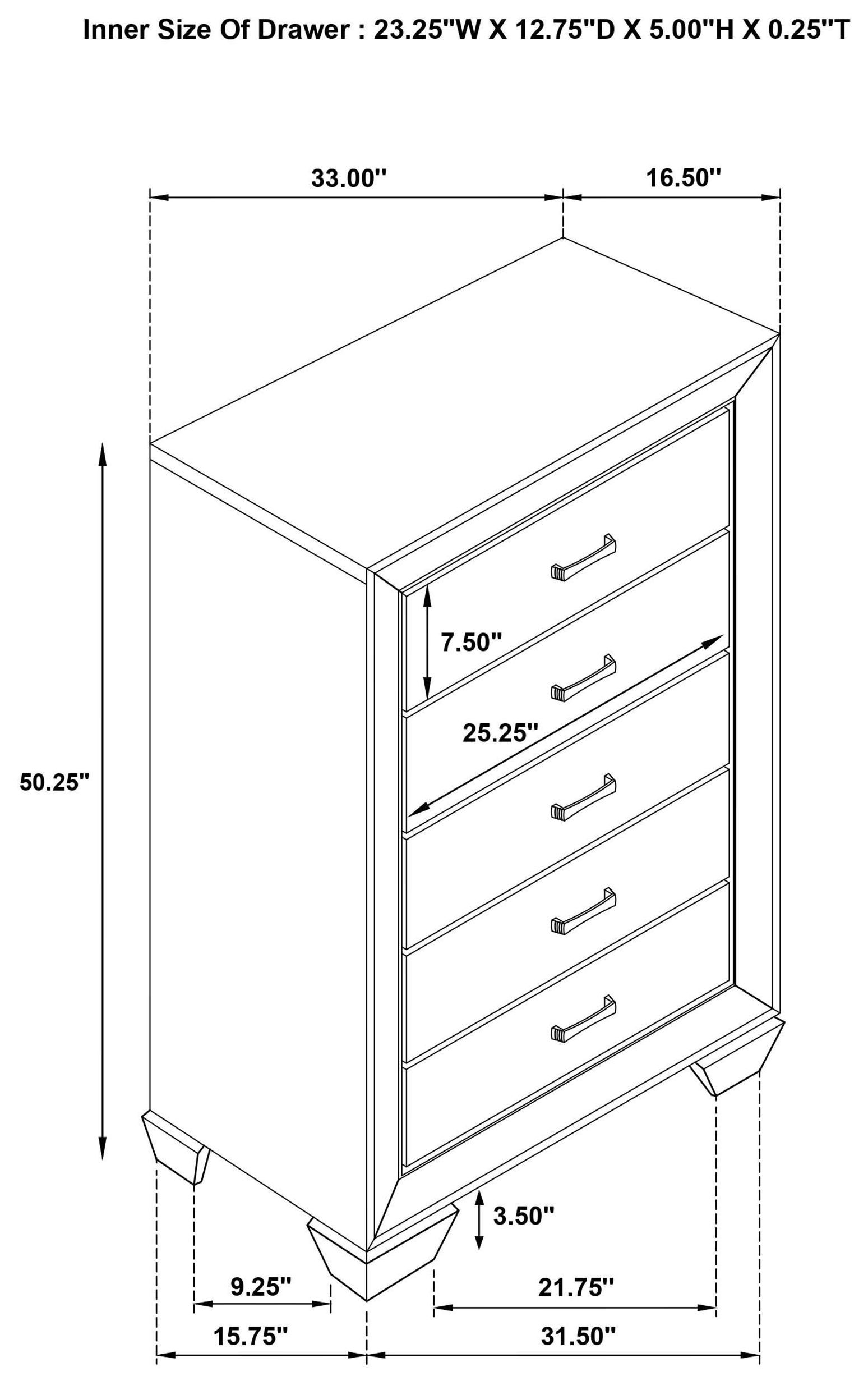 Kauffman Washed Taupe Chest