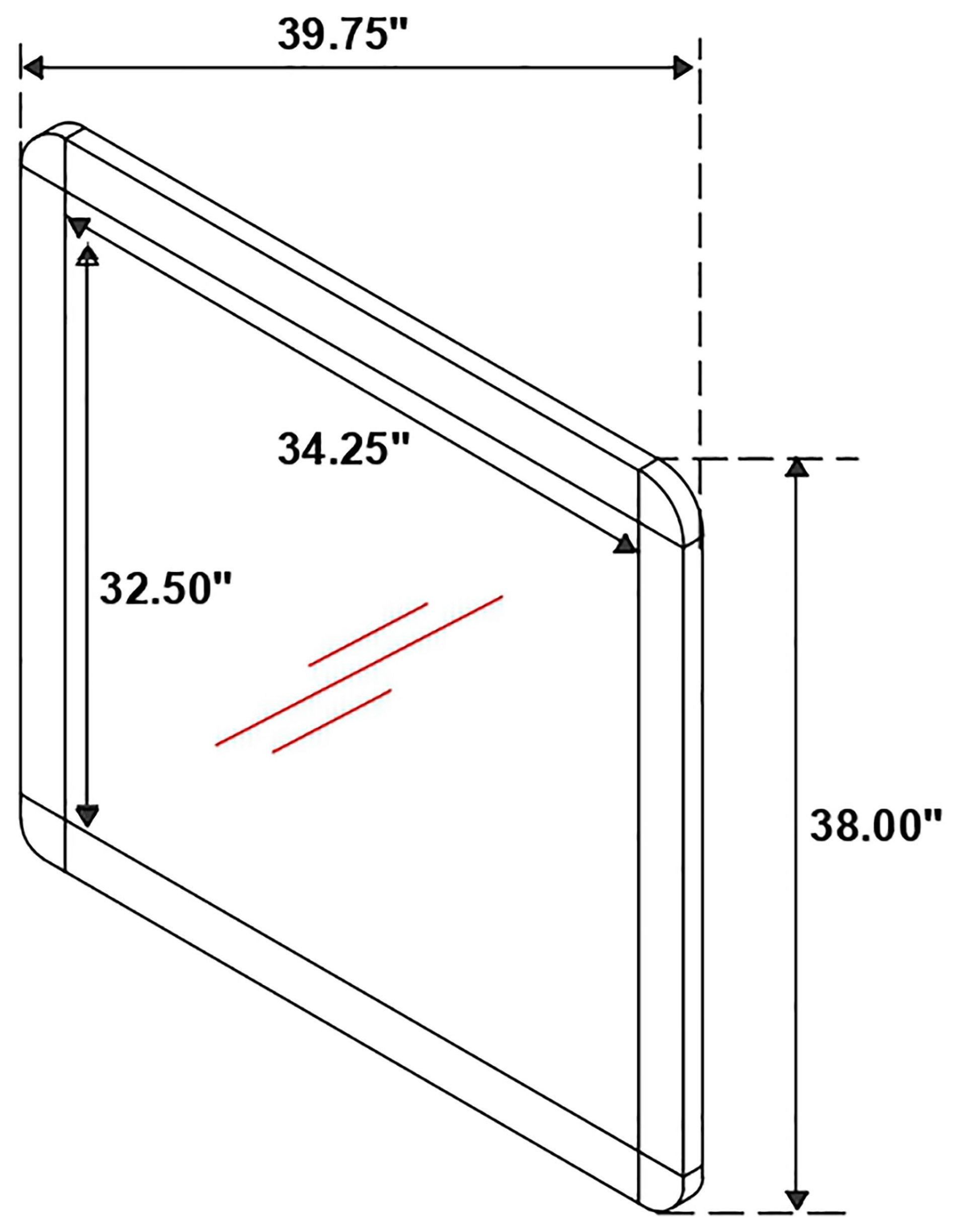Robyn Dark Walnut Mirror