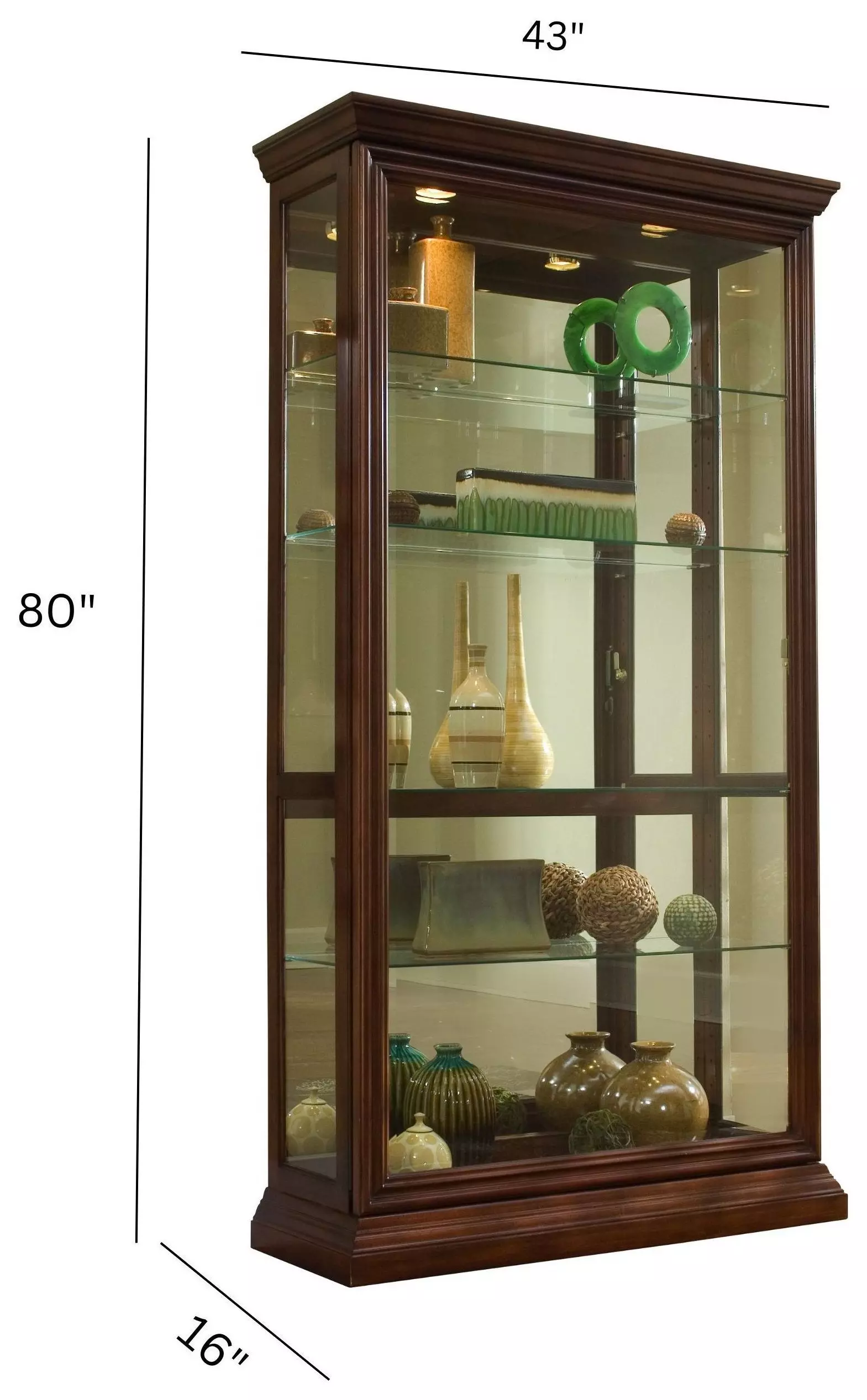 Eden House Two Way Sliding Door Curio