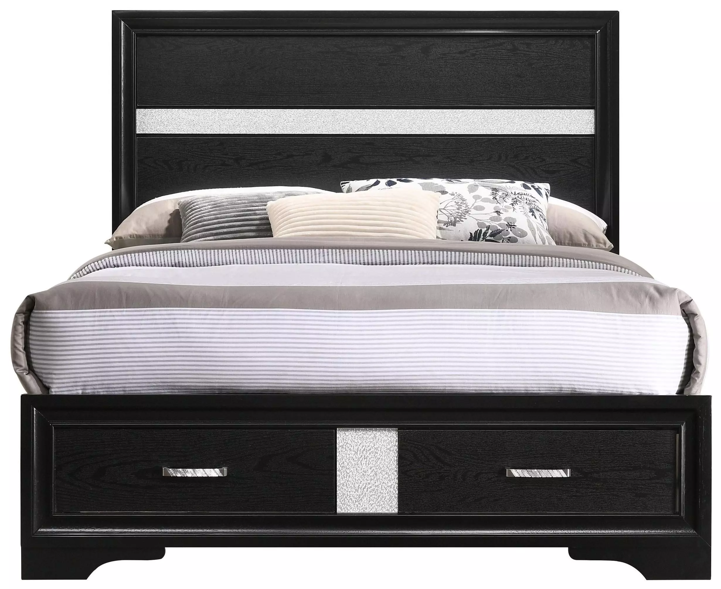 Miranda Black Full Panel Storage Bed from Coaster Furniture