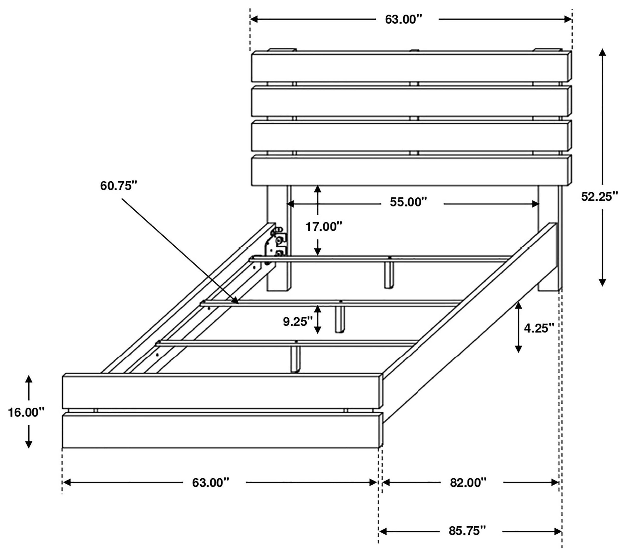 Brantford Barrel Oak Queen Panel Bed