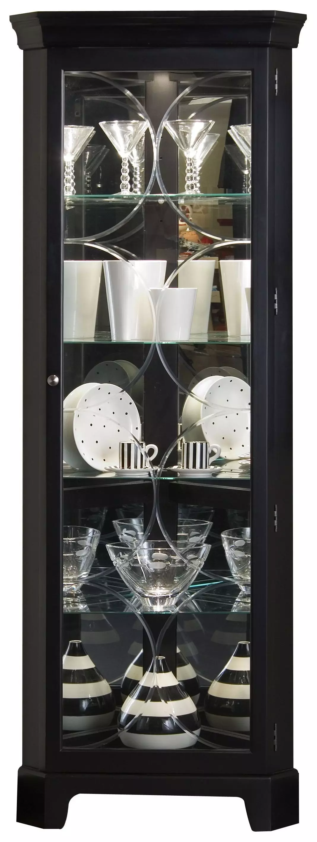 Oxford Corner Curio from Pulaski (21220) | Coleman Furniture