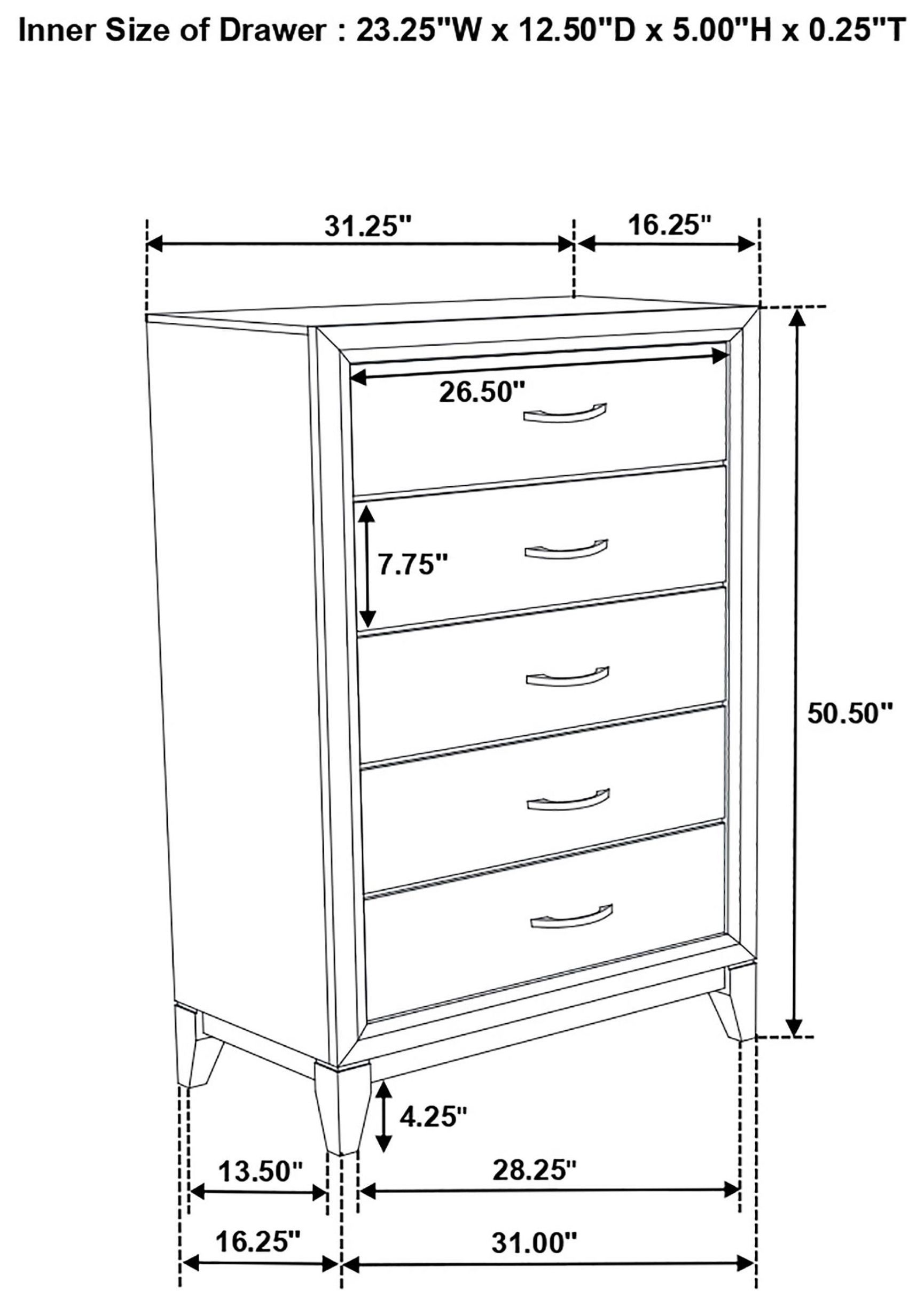 Watson Gray Oak And Black Chest