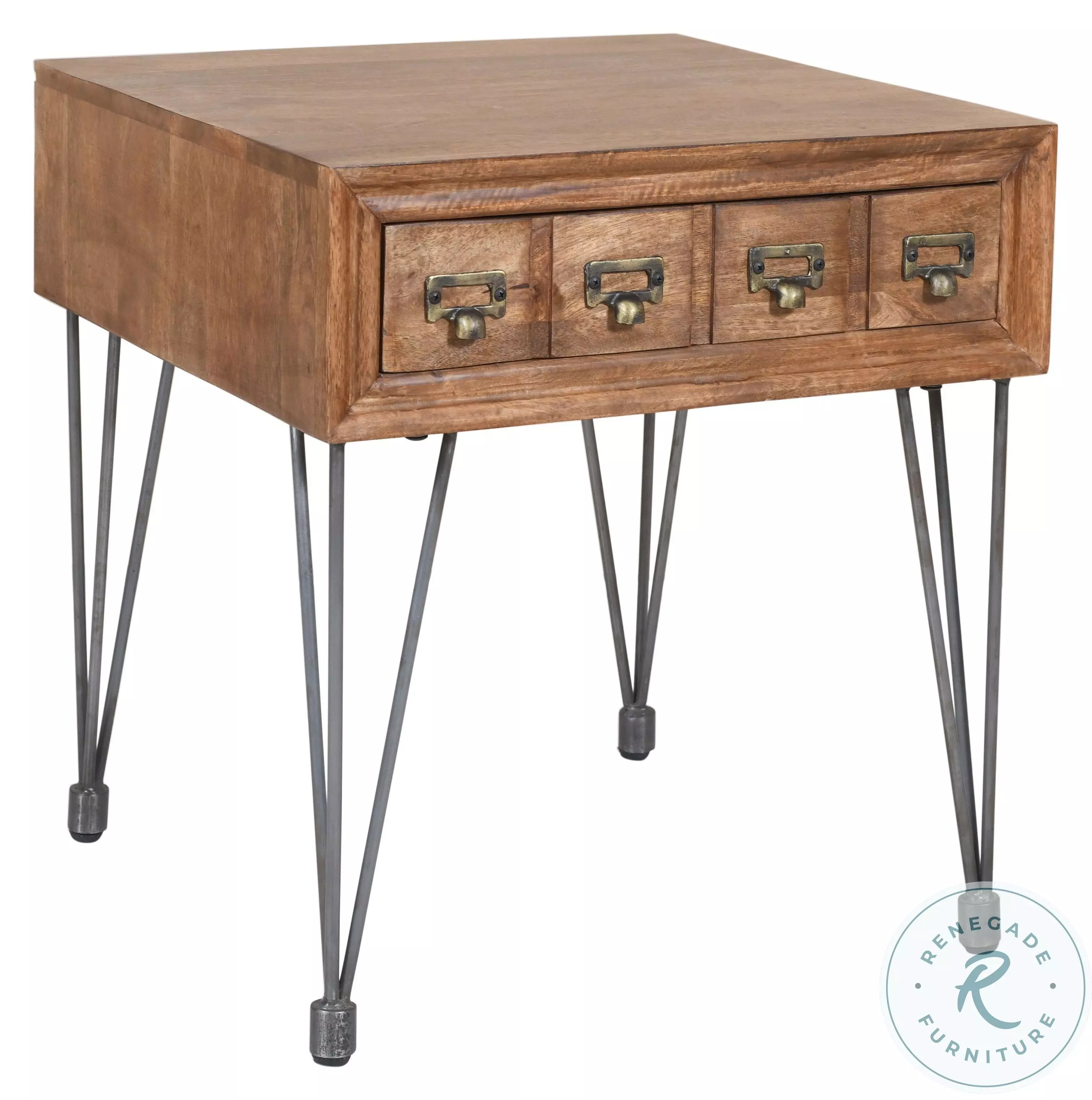 American Vintage Medium Brown Occasional Table Set From Home