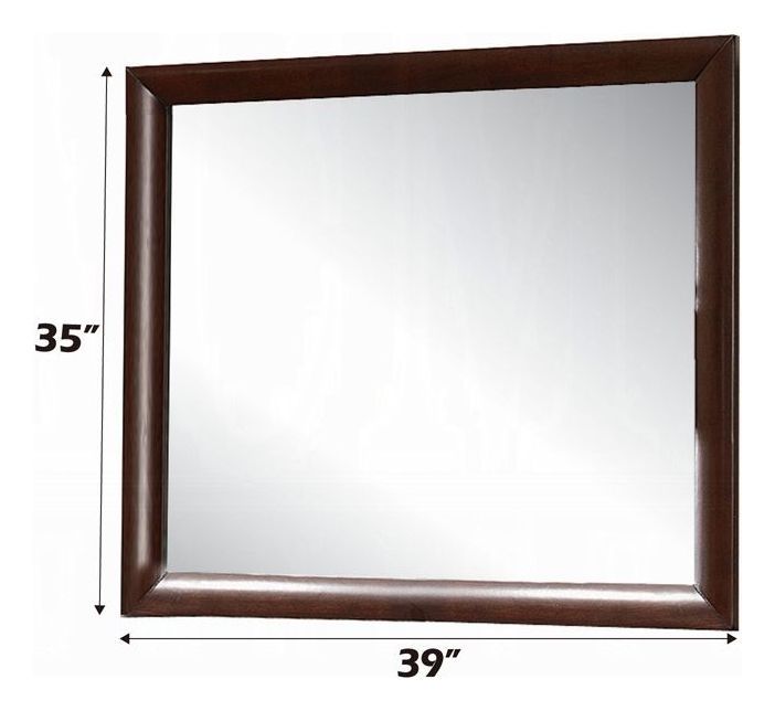 Ireland Espresso Rectangular Dresser Mirror