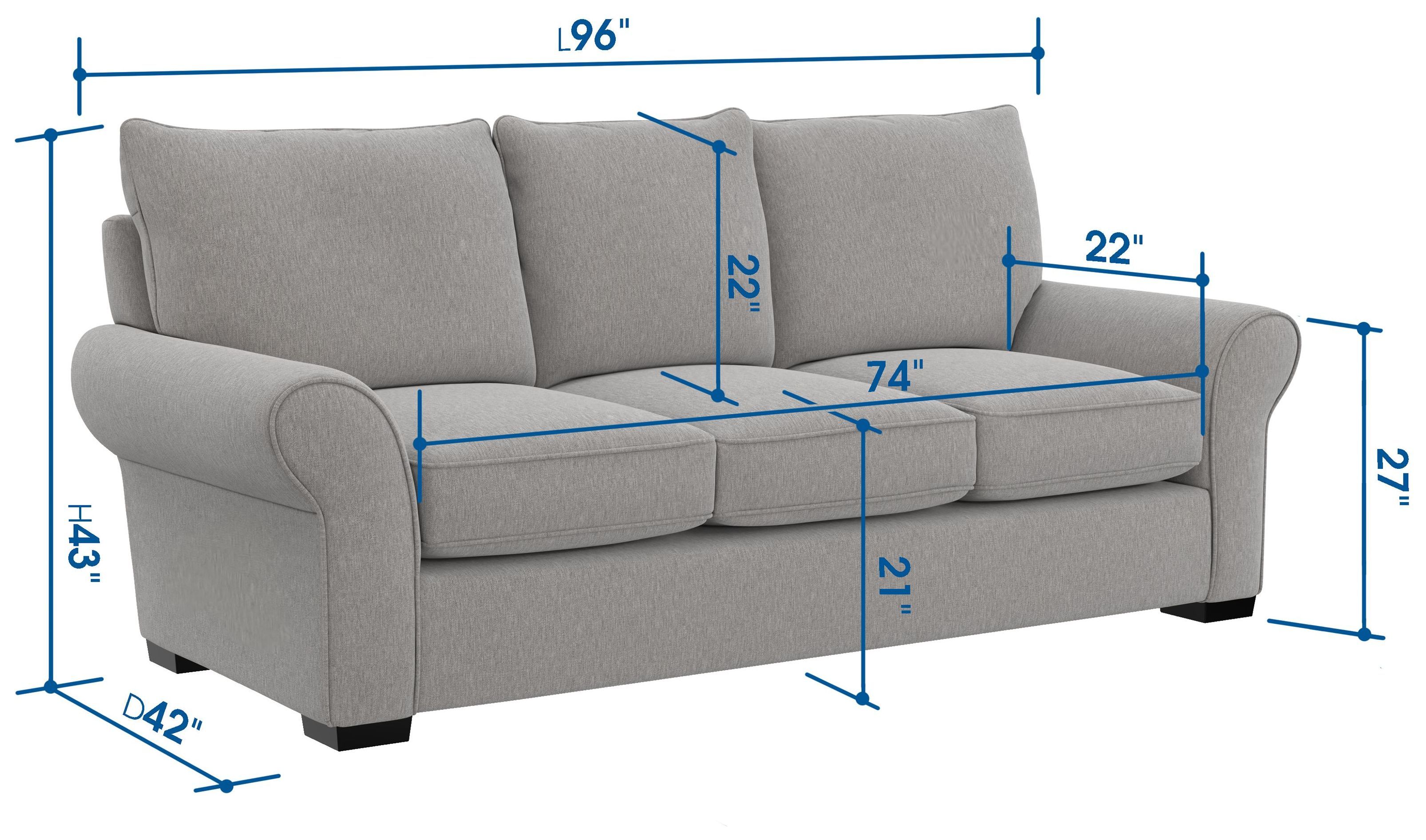 Alden Stone 96" Sofa