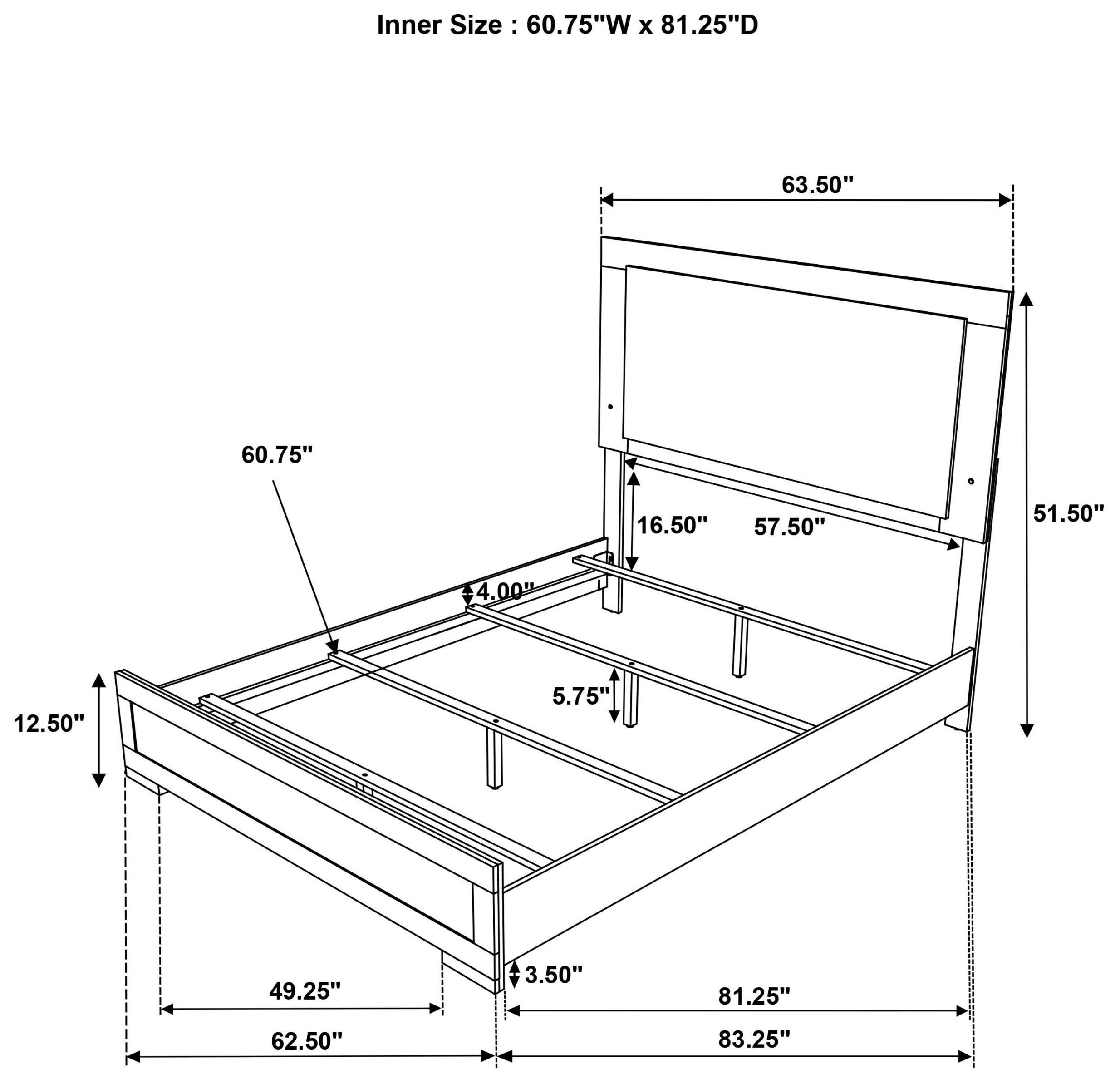Hyland Natural Queen Upholstered Panel Bed