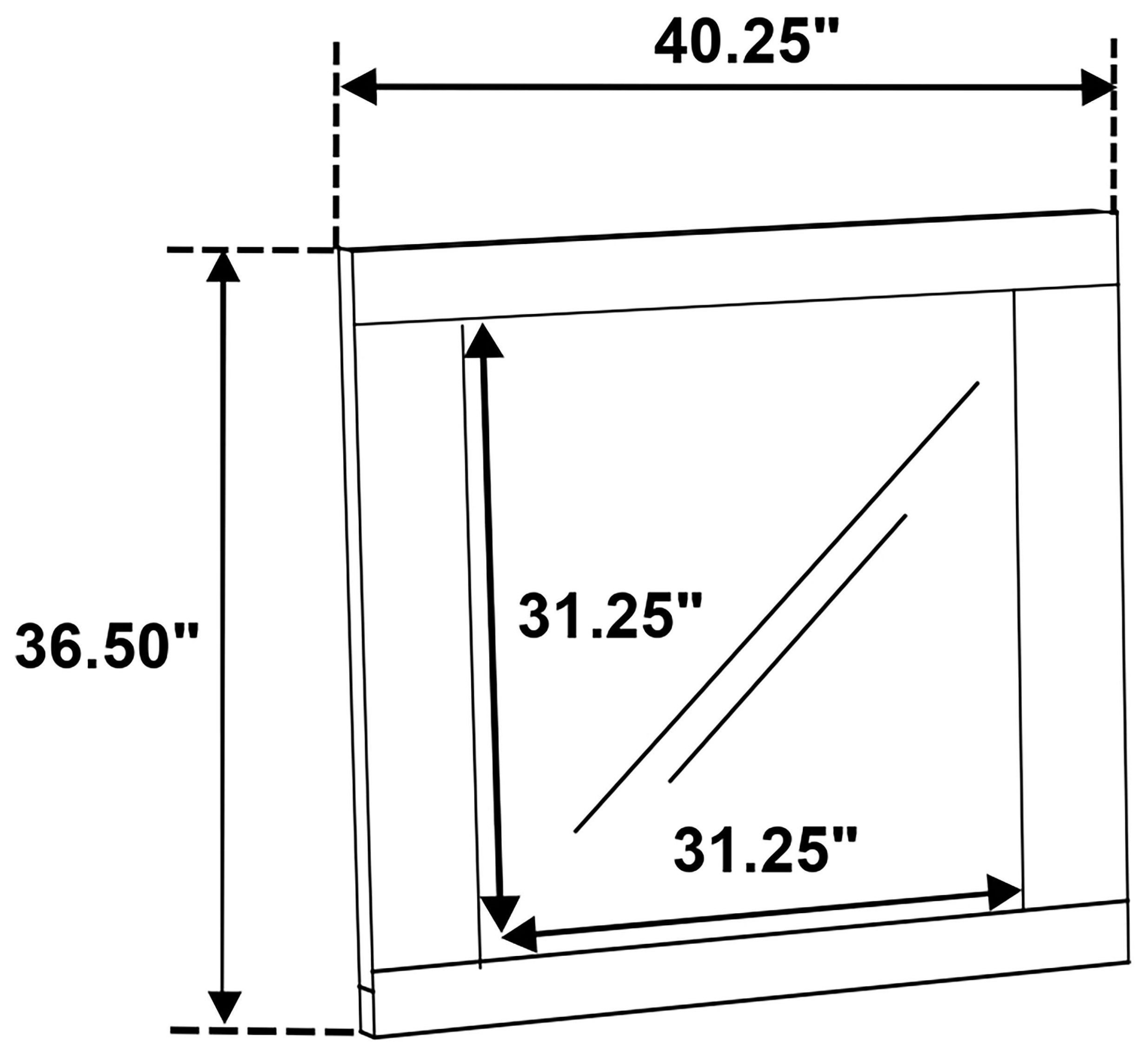 Hyland Natural Dresser Mirror