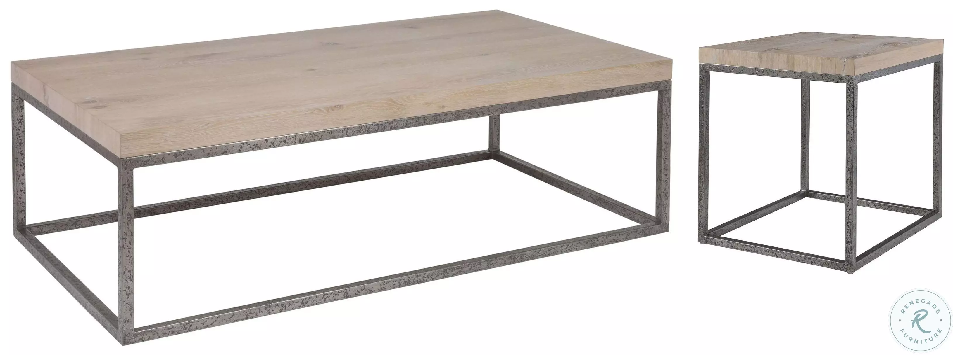 Foray Table Signature Designs Gray And Brown Foray Rectangular Occasional Table Set ...