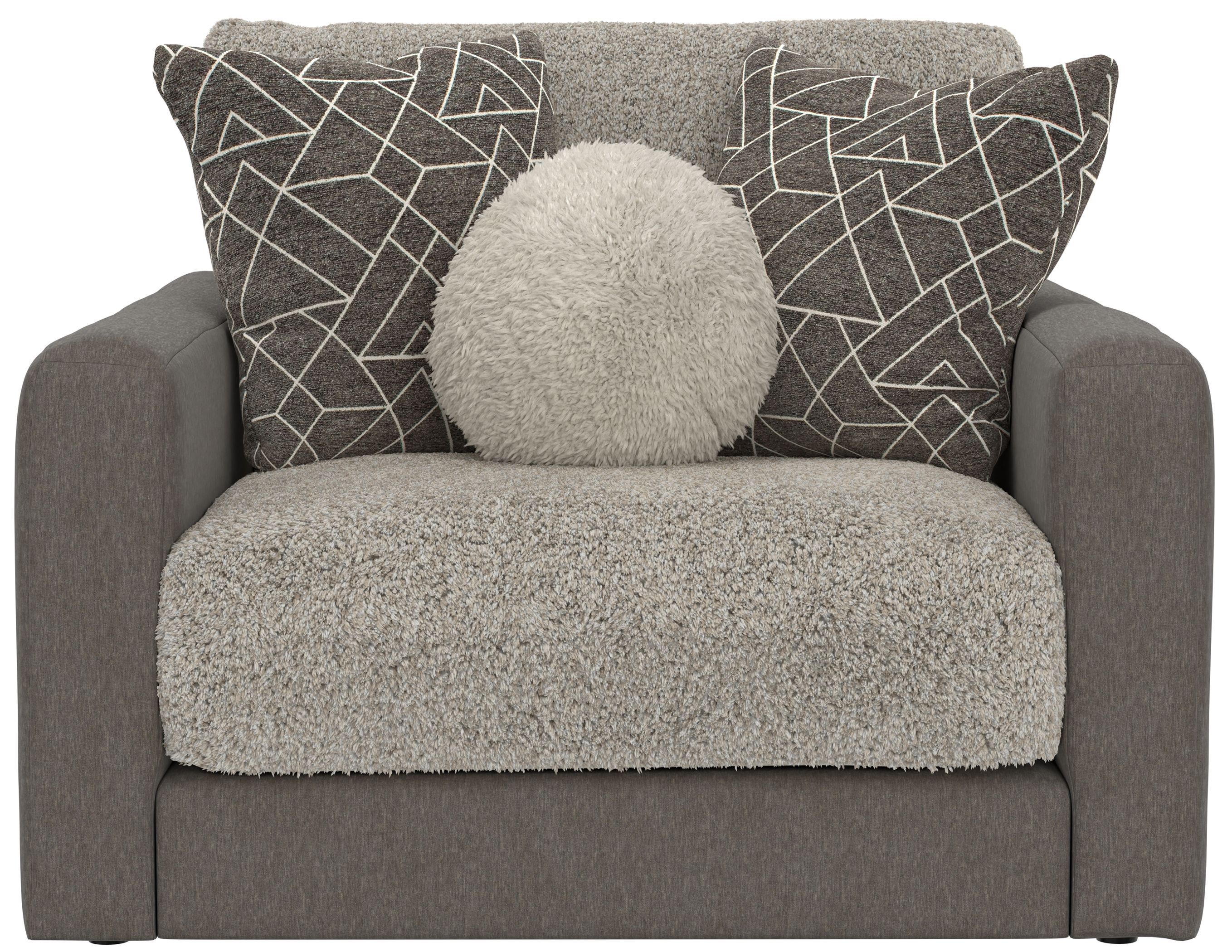 Reddington Umber Chair and A Half with Cuddler Cushions From