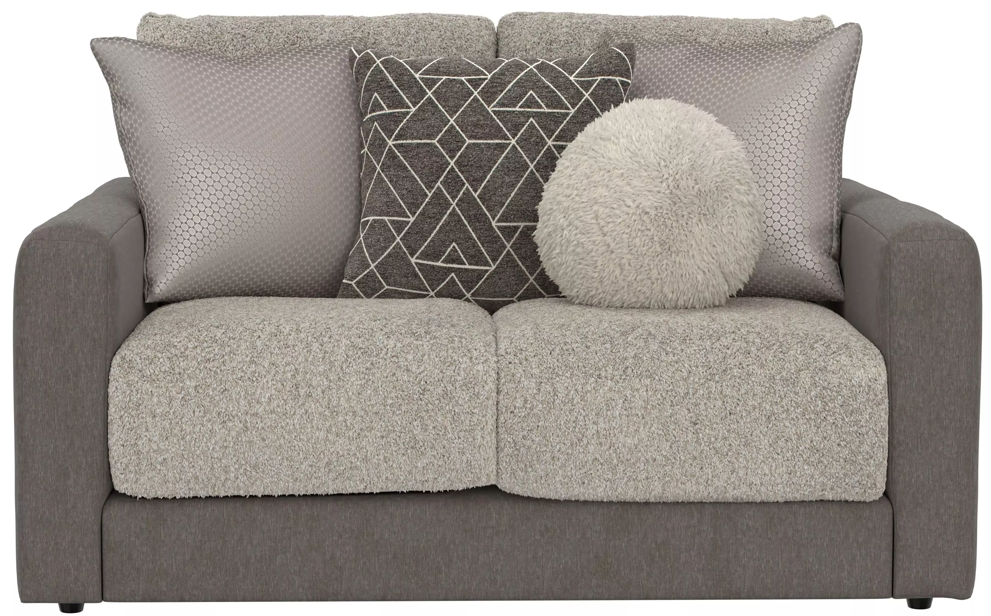 Reddington Umber Loveseat with Cuddler Cushions From Jackson