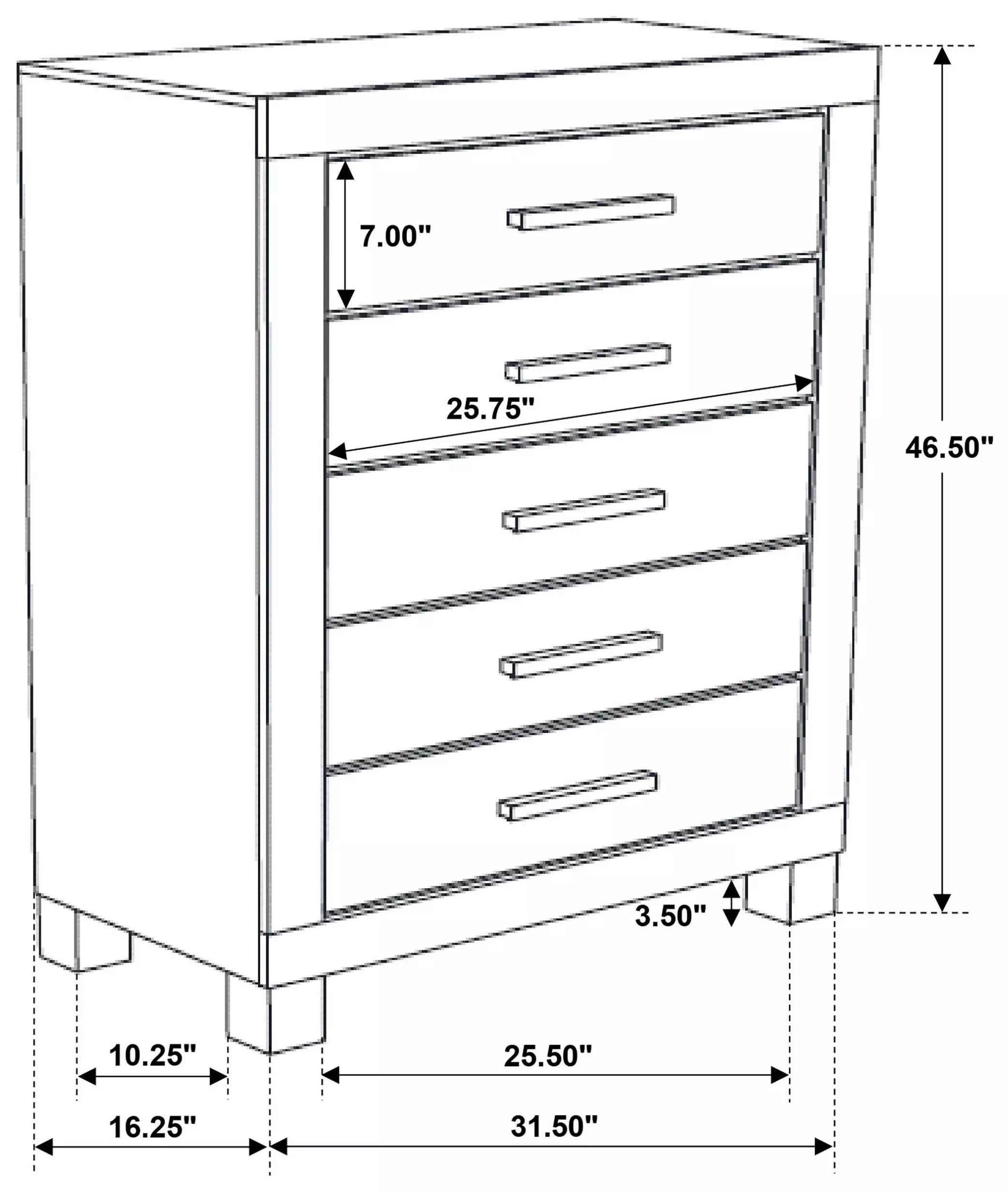 Woodmont Rustic Golden Brown Chest