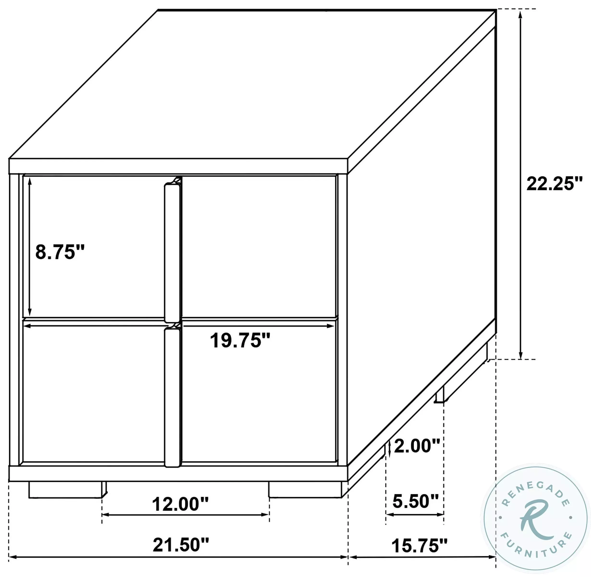 Marceline White Nightstand