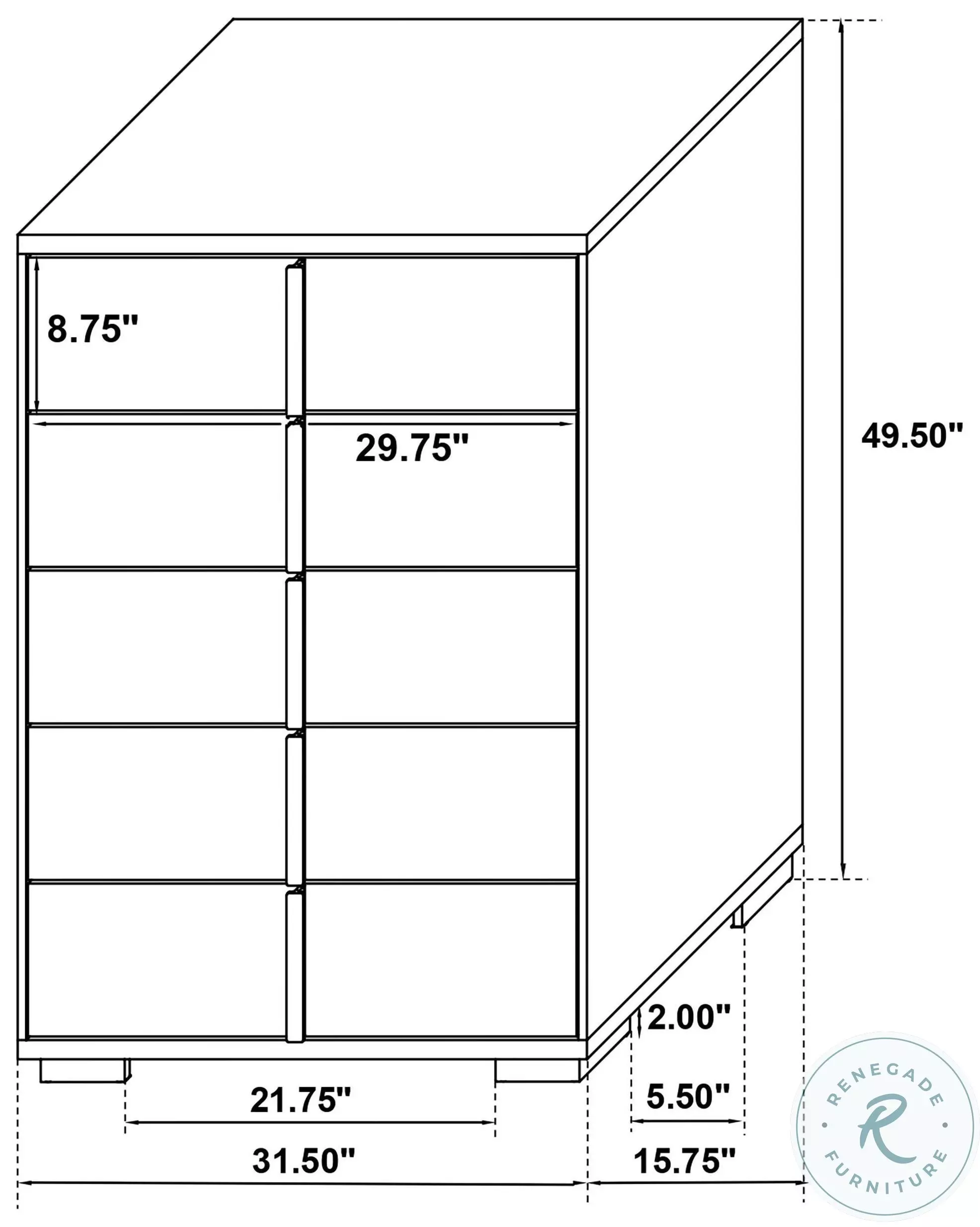 Marceline White Chest