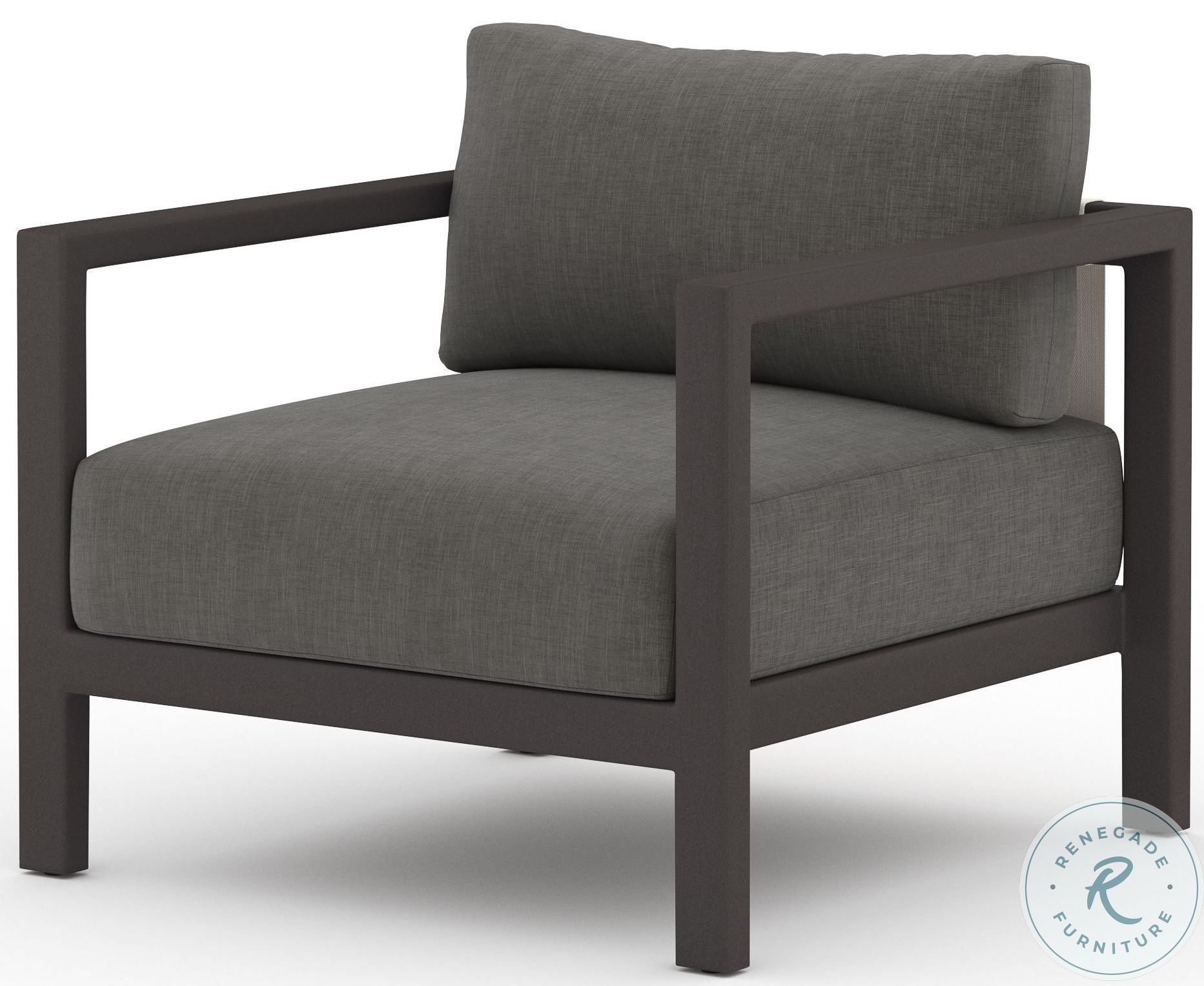 Sonoma Charcoal And Bronze Outdoor Chair from Four Hands Coleman