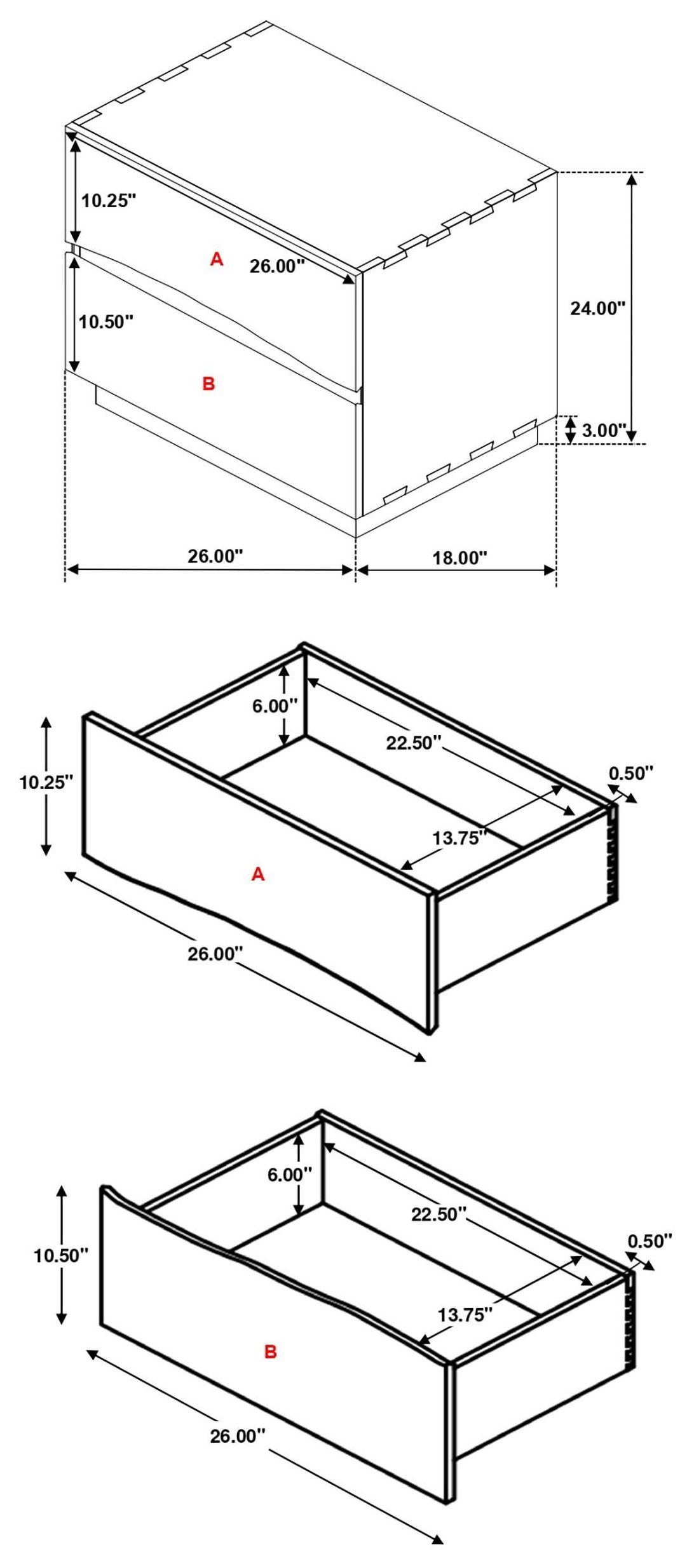 Winslow Smoky Walnut And Coffee Bean Nightstand