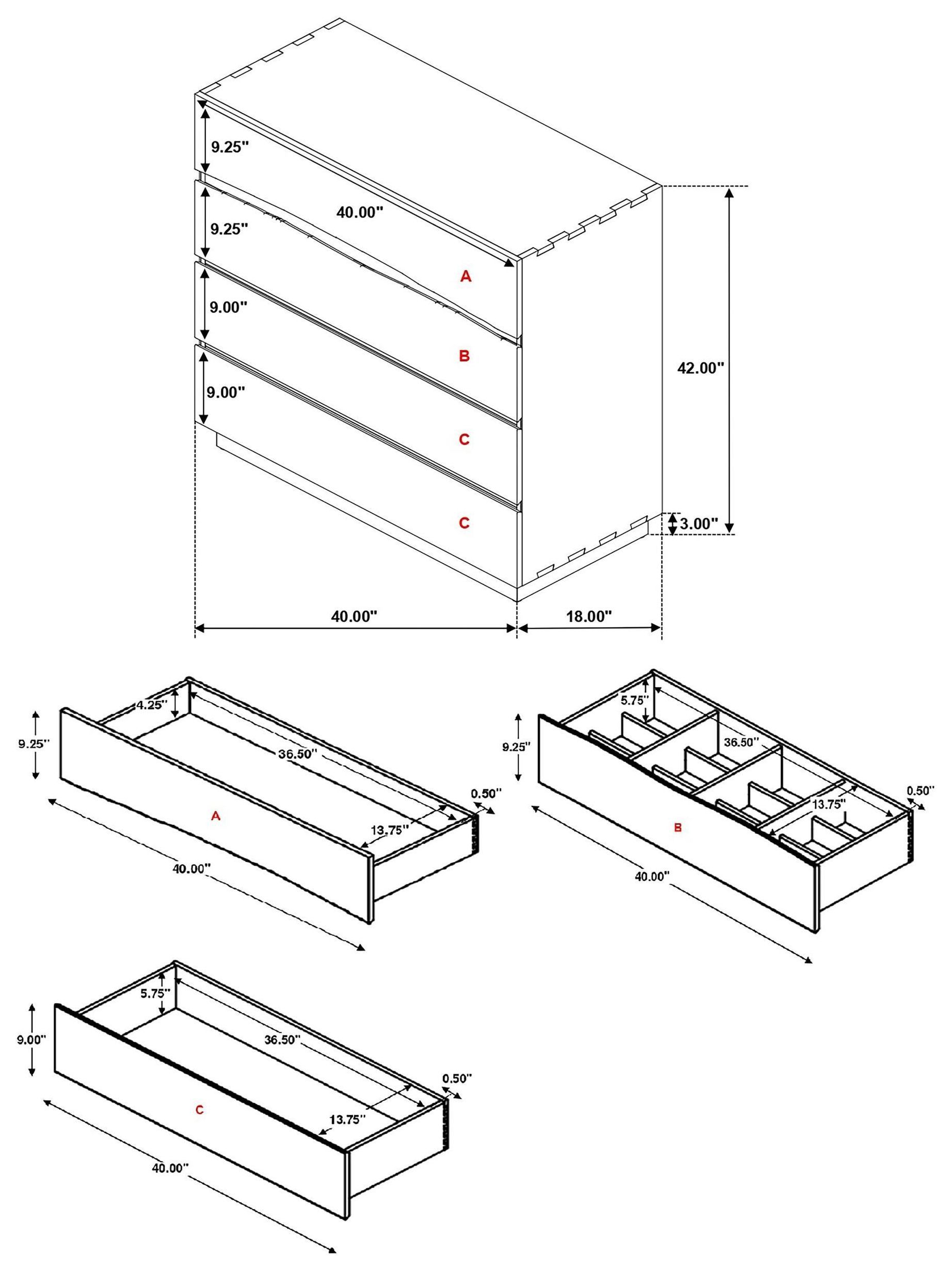 Winslow Smoky Walnut And Coffee Bean Chest