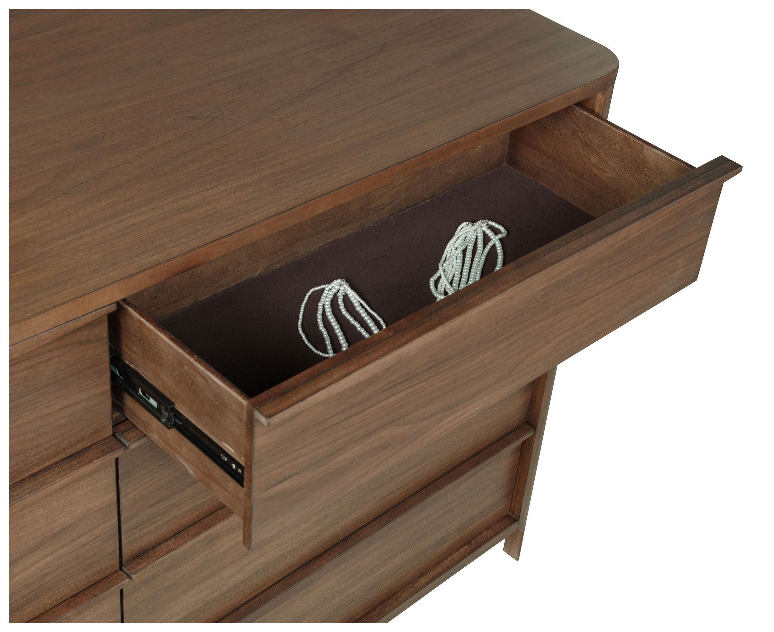 coaster home furnishings 200423 casual contemporary dresser walnut Maderia Walnut 8 Drawer Dresser From Coaster Furniture