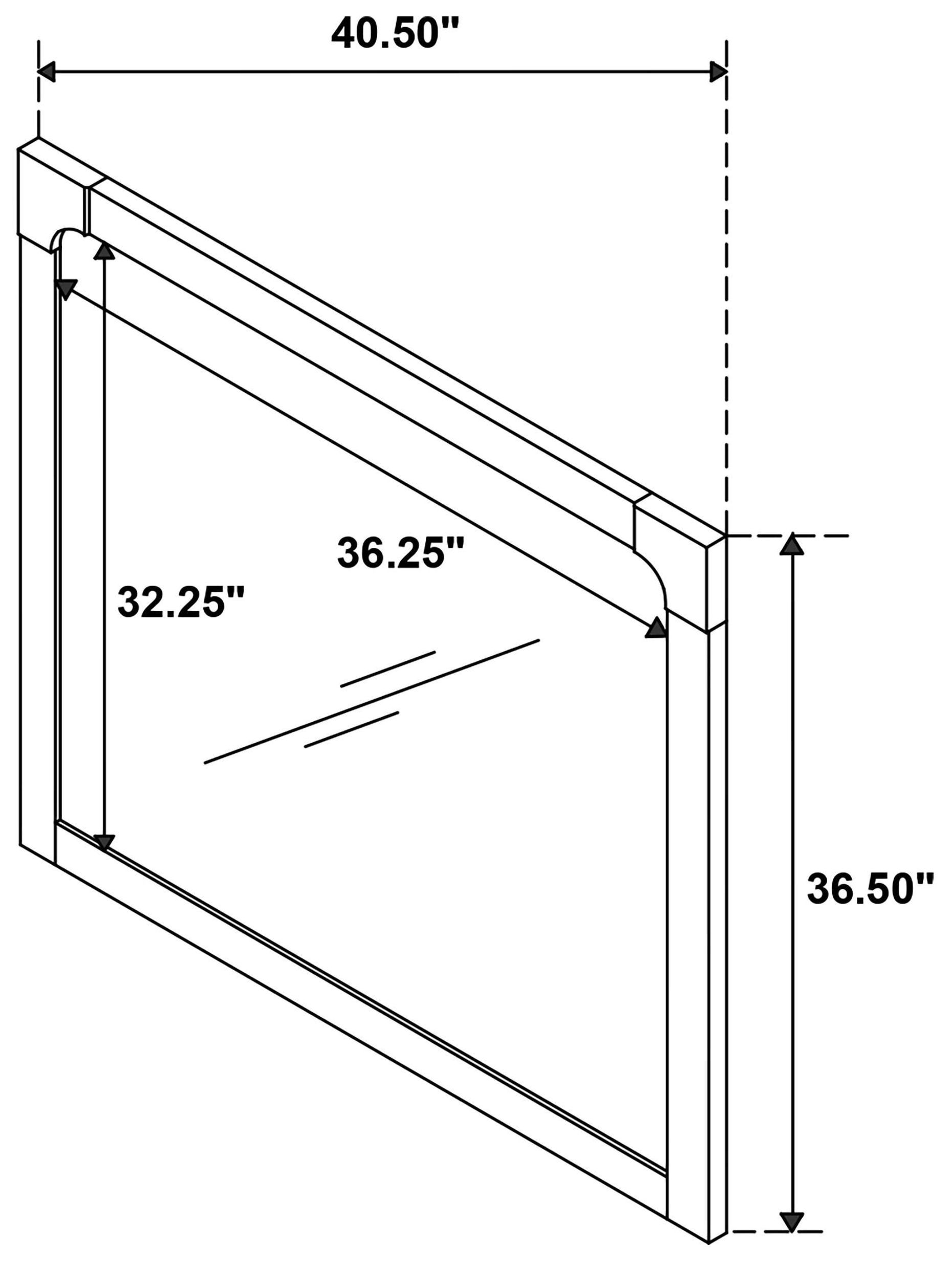 Gran Park Dark Cocoa Dresser Mirror