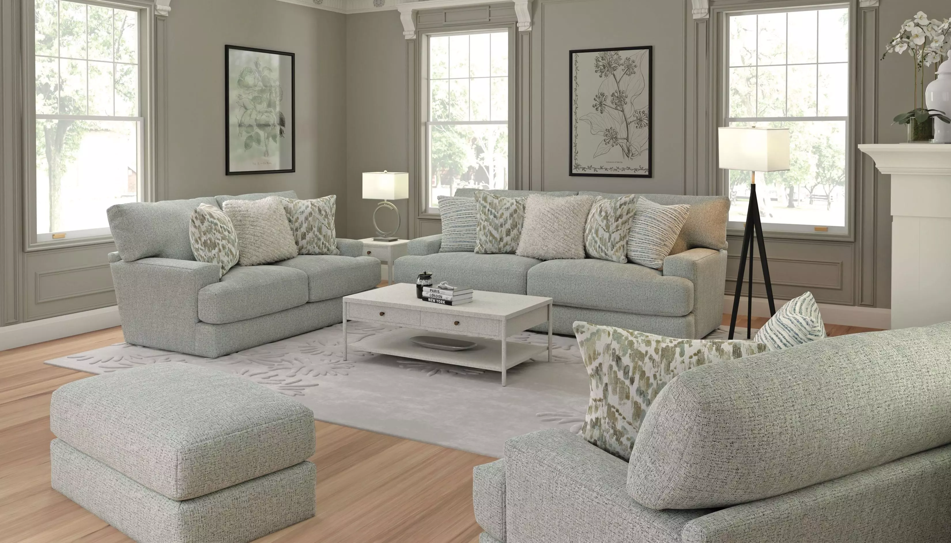 Brett Lotus Living Room Set From Jackson | Coleman Furniture