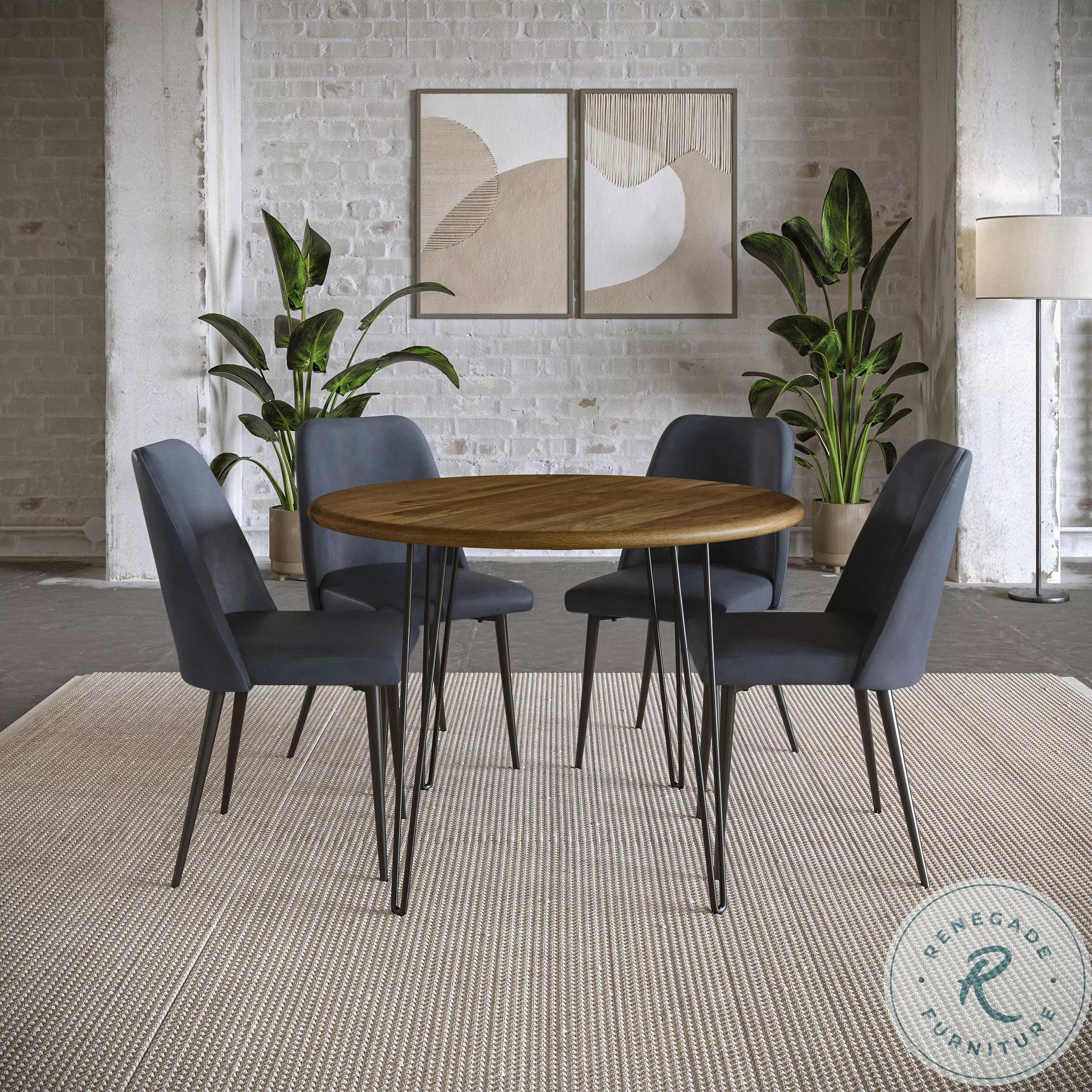 Maddox Blueberry Upholstered Dining Chair Set of 2 From Jofran