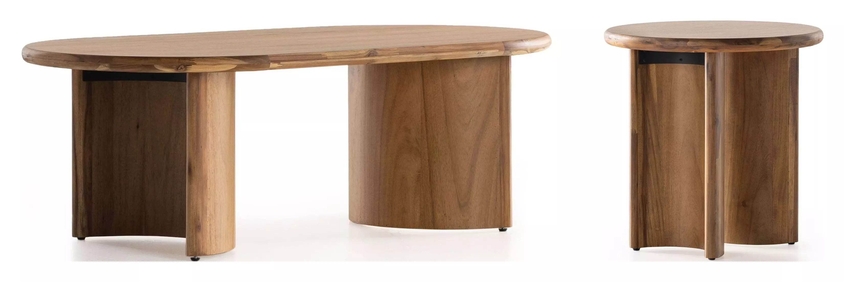 Paden Sandy Acacia Occasional Table Set