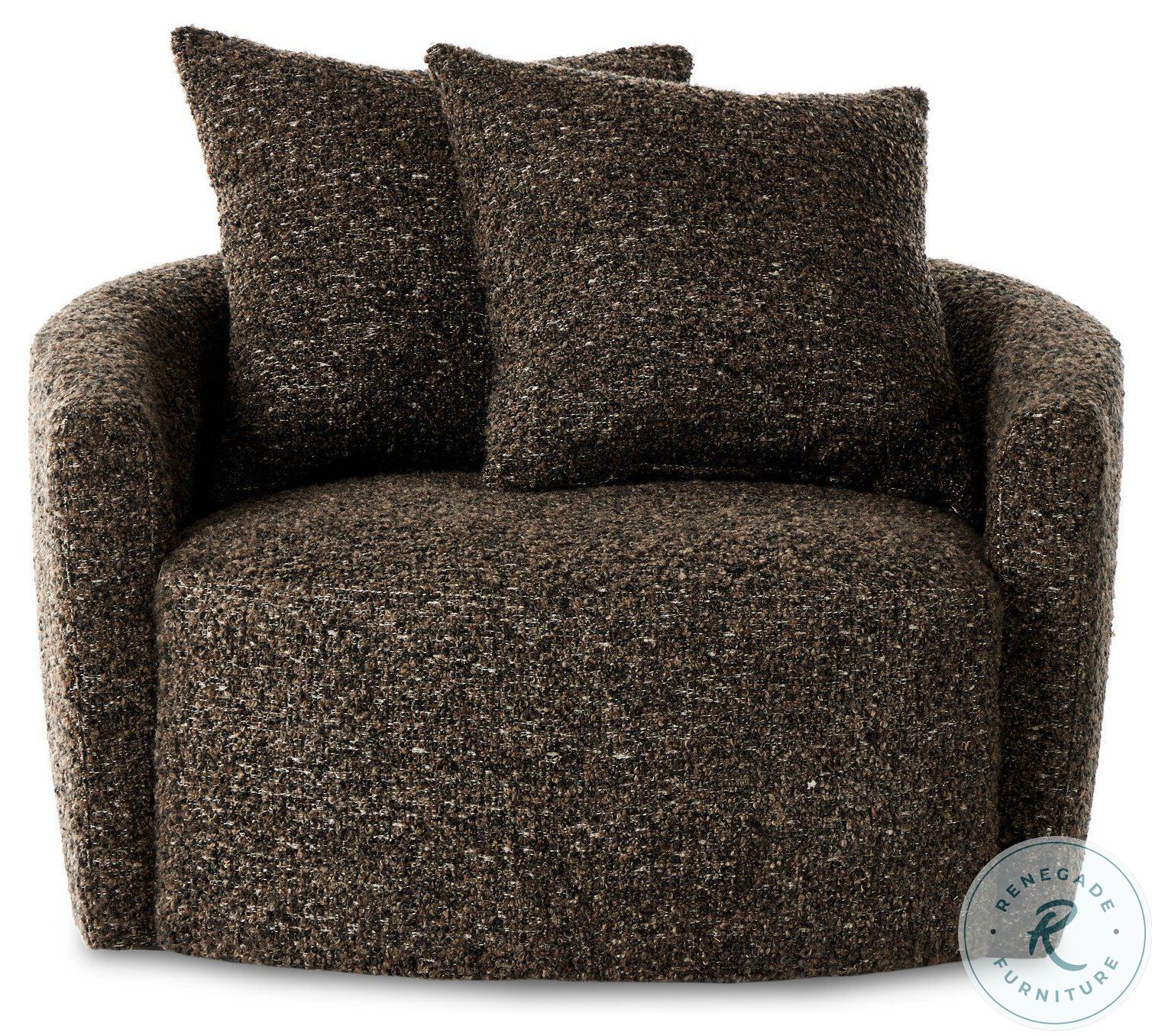 Chloe Ivan Granite Swivel Chair | Coleman Furniture