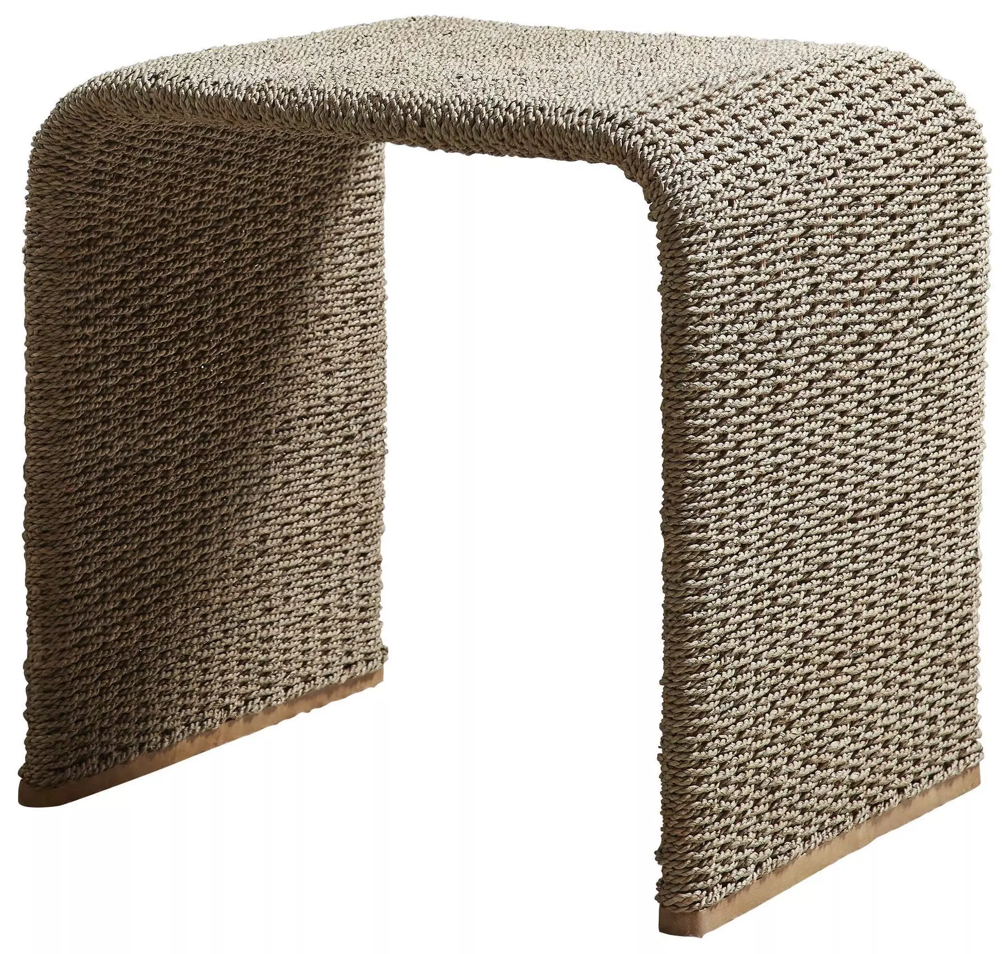 Uttermost 22878 Calabria 24 X 24 inch Woven Seagrass End Table