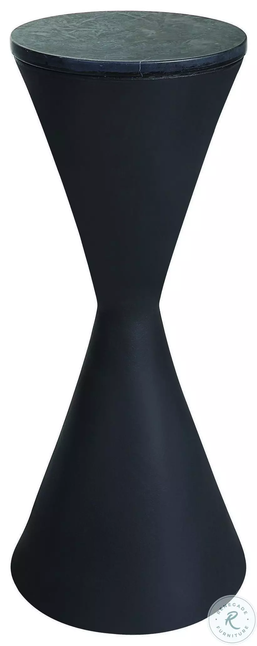 Times Up Matte Black Drink Table From Uttermost | Coleman Furniture