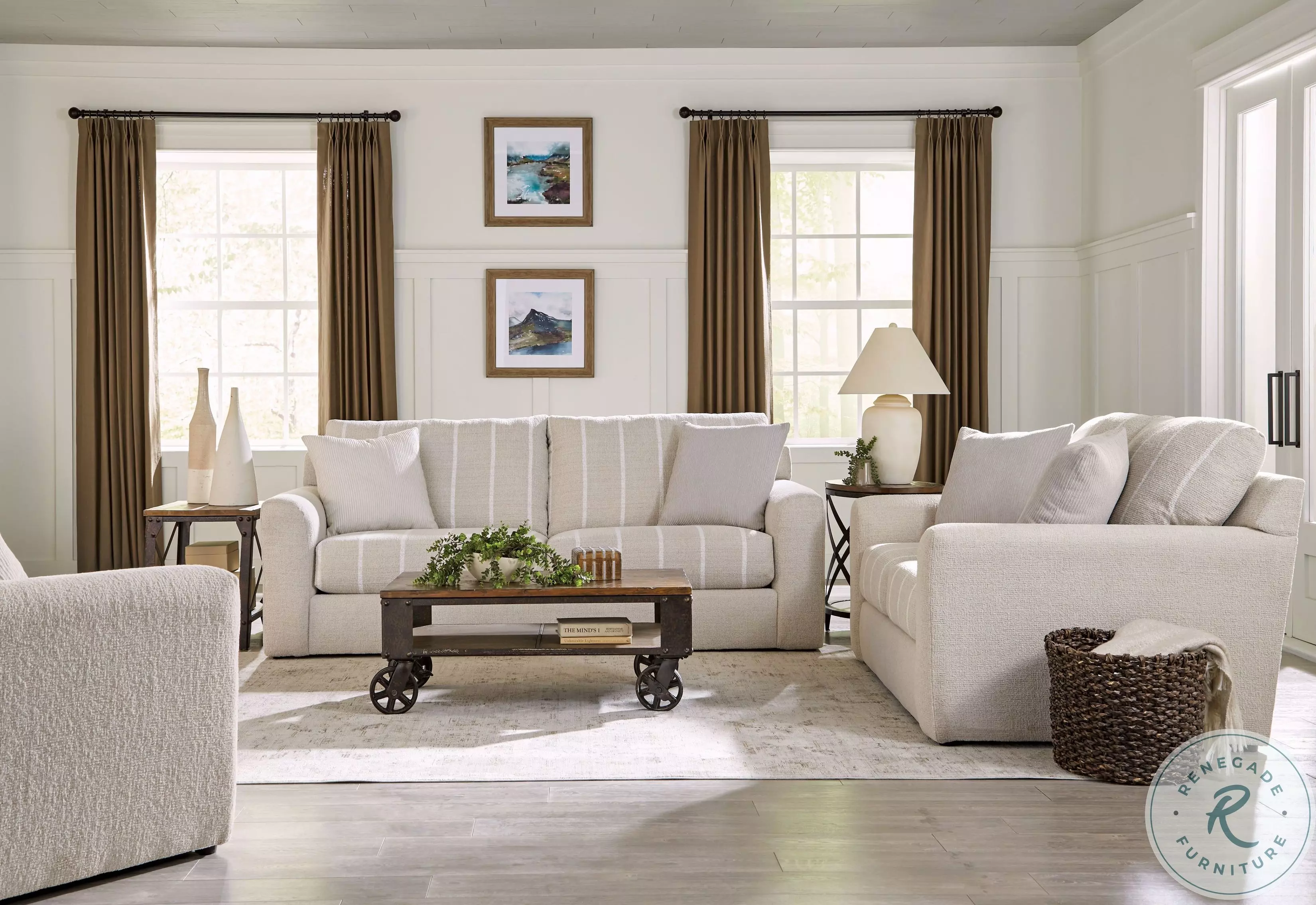 Lindsey Cotton Living Room Set from Jackson | Coleman Furniture