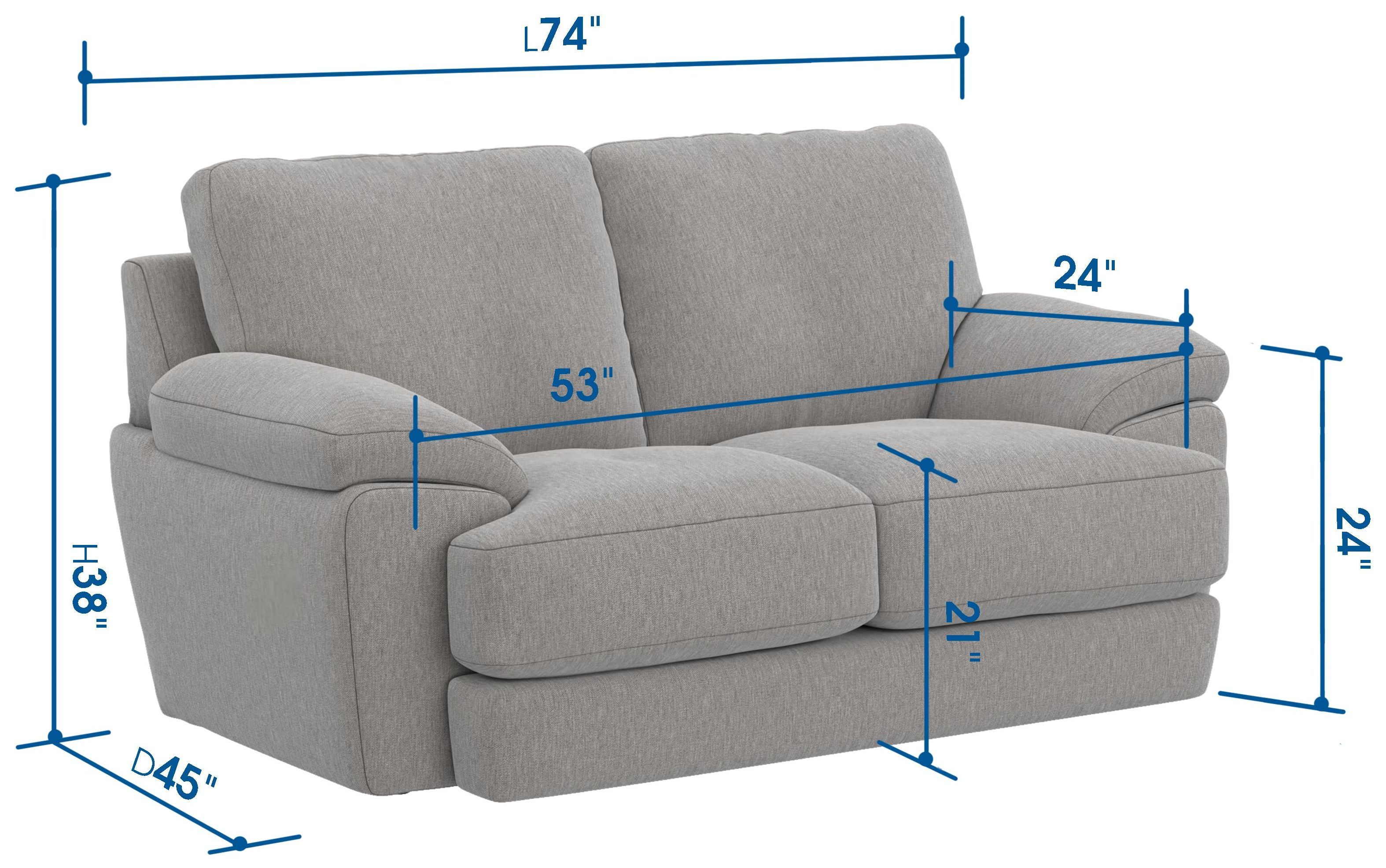 Jaden Steel 74" Loveseat