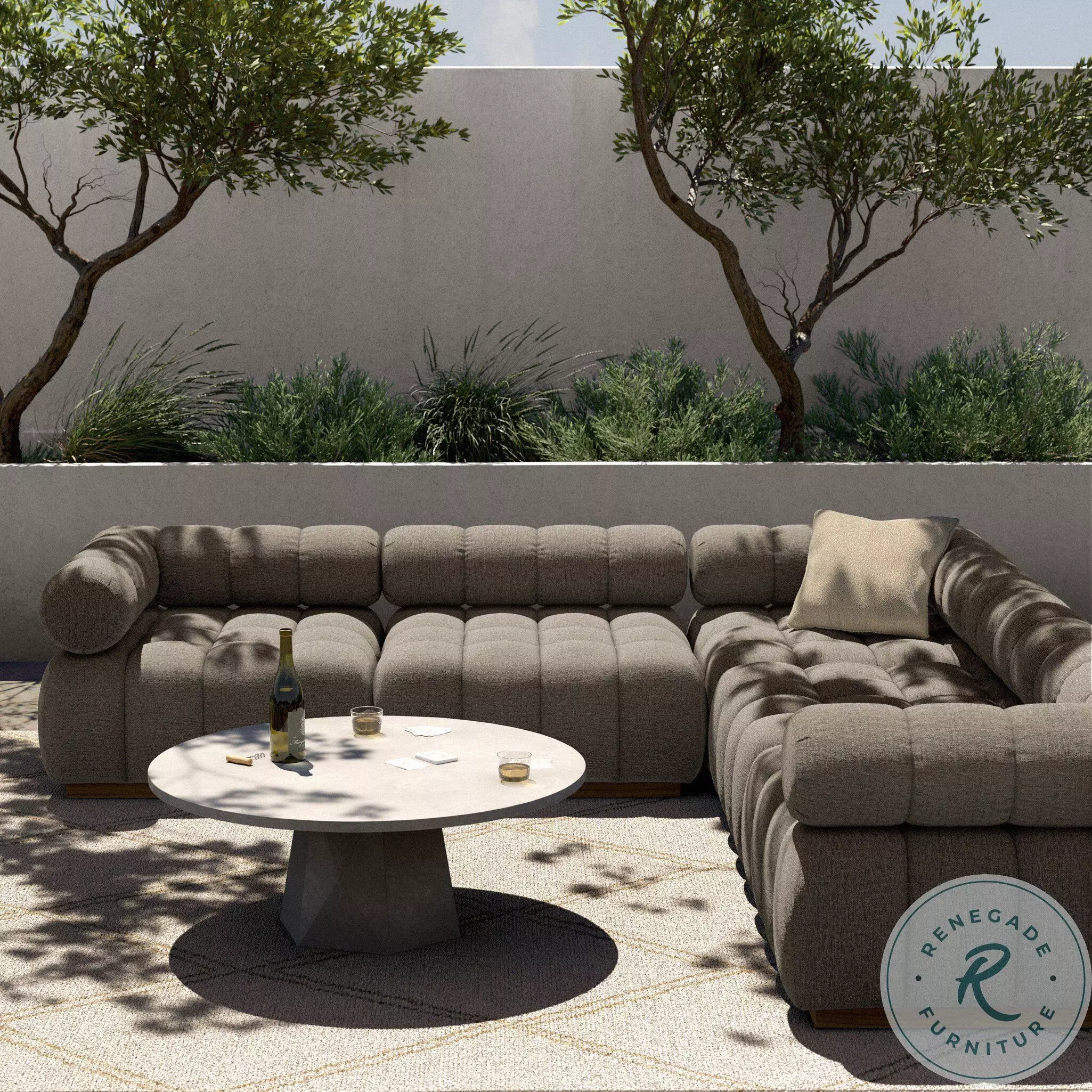 Roma Alessi Fawn Outdoor Sectional From Home Gallery Stores | Home