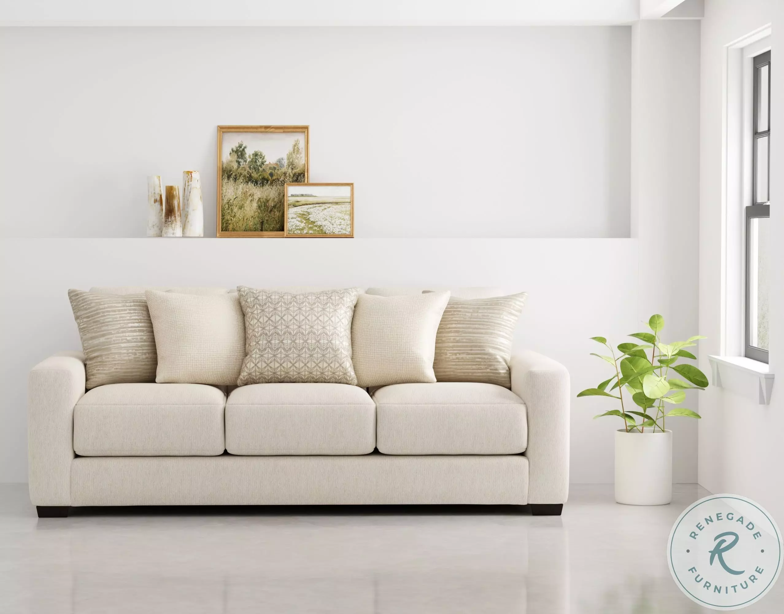 Hyde Park Porcelain Sofa From Jackson | Coleman Furniture