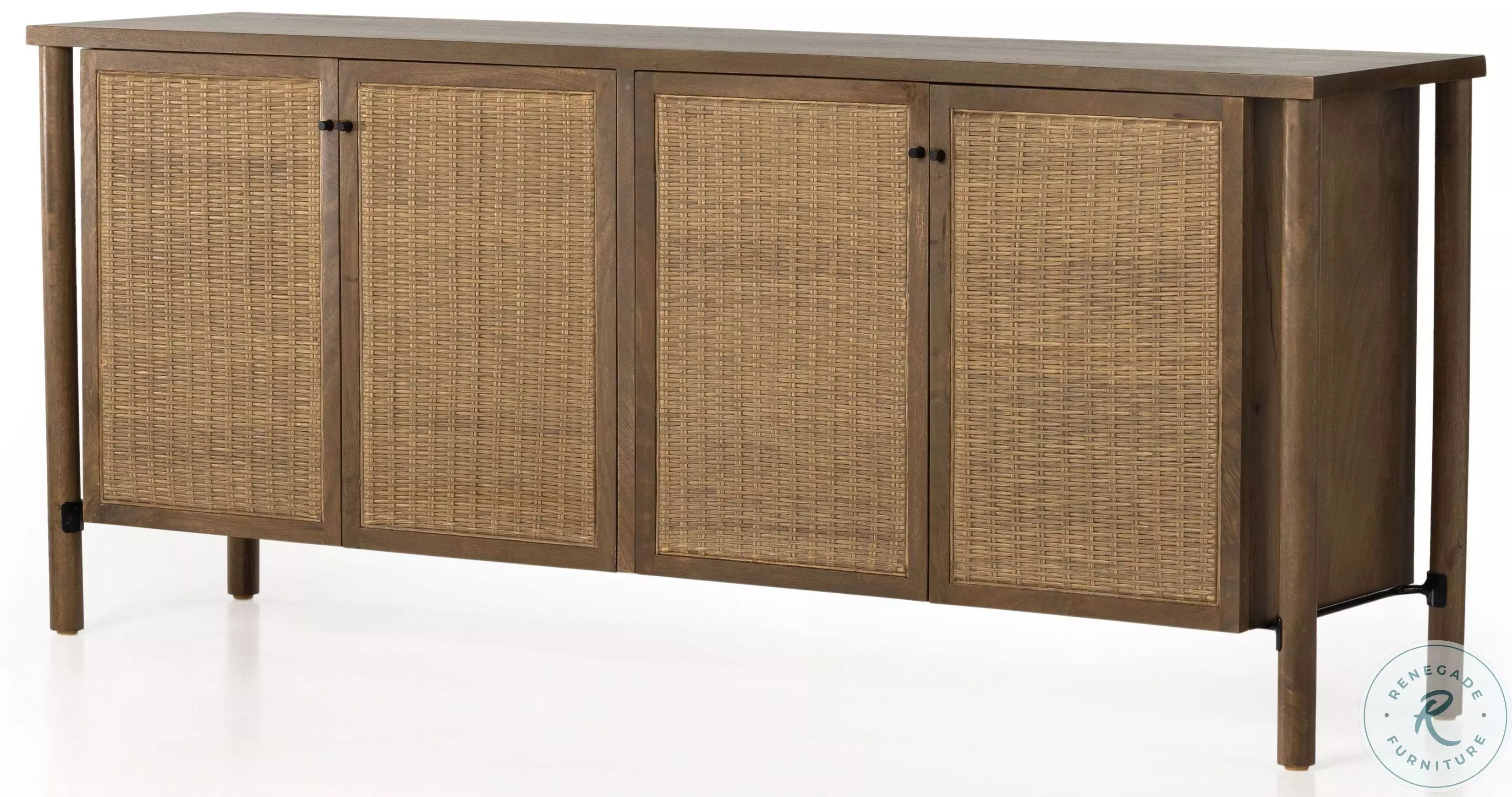 WANNAONE ヨハイ箱 Veta Taupe Cane Sideboard from Four Hands | Coleman Furniture