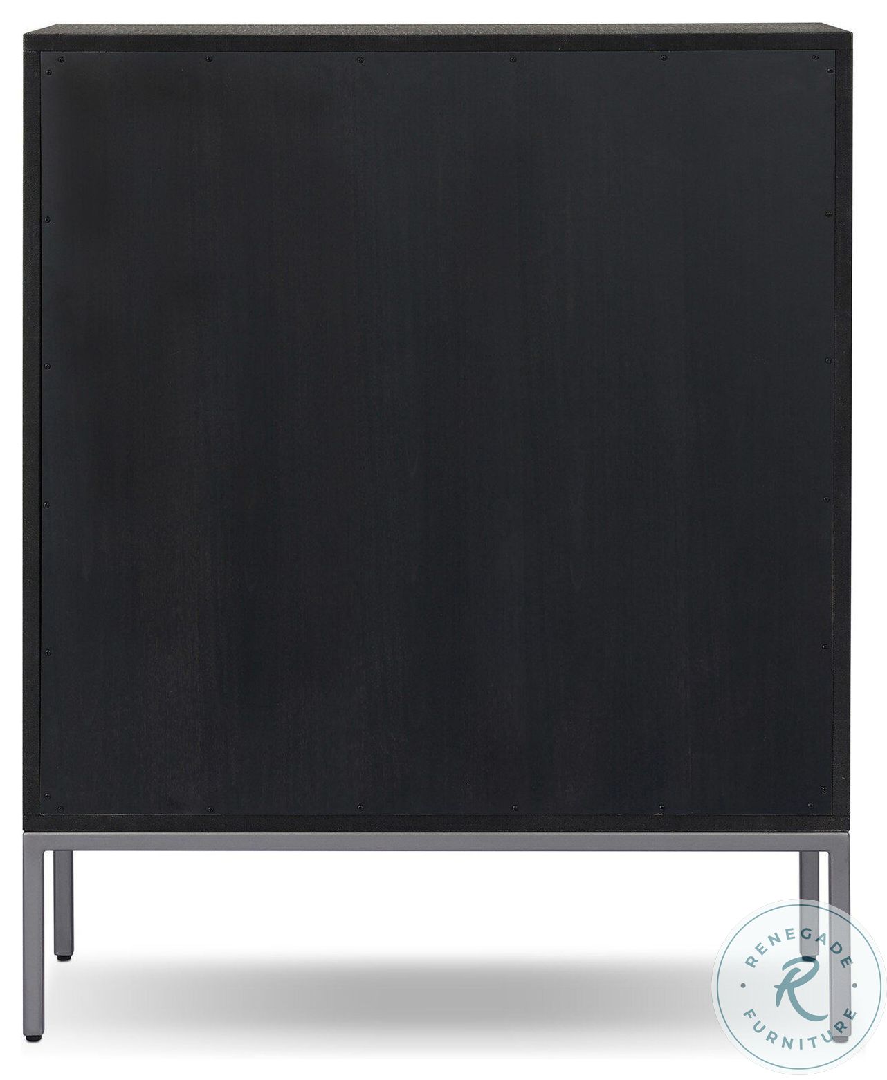 Cressida Black Linen 2 Door Bar Cabinet | Coleman Furniture