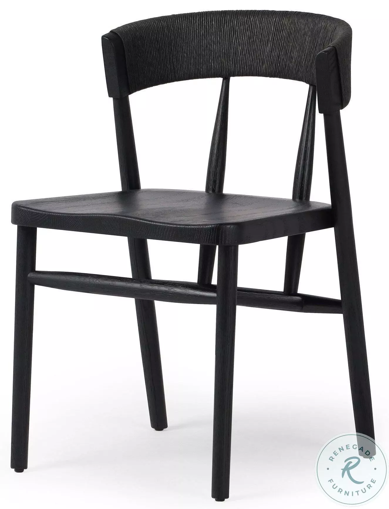 Buxton Black Oak Dining Chair from Four Hands | Coleman Furniture