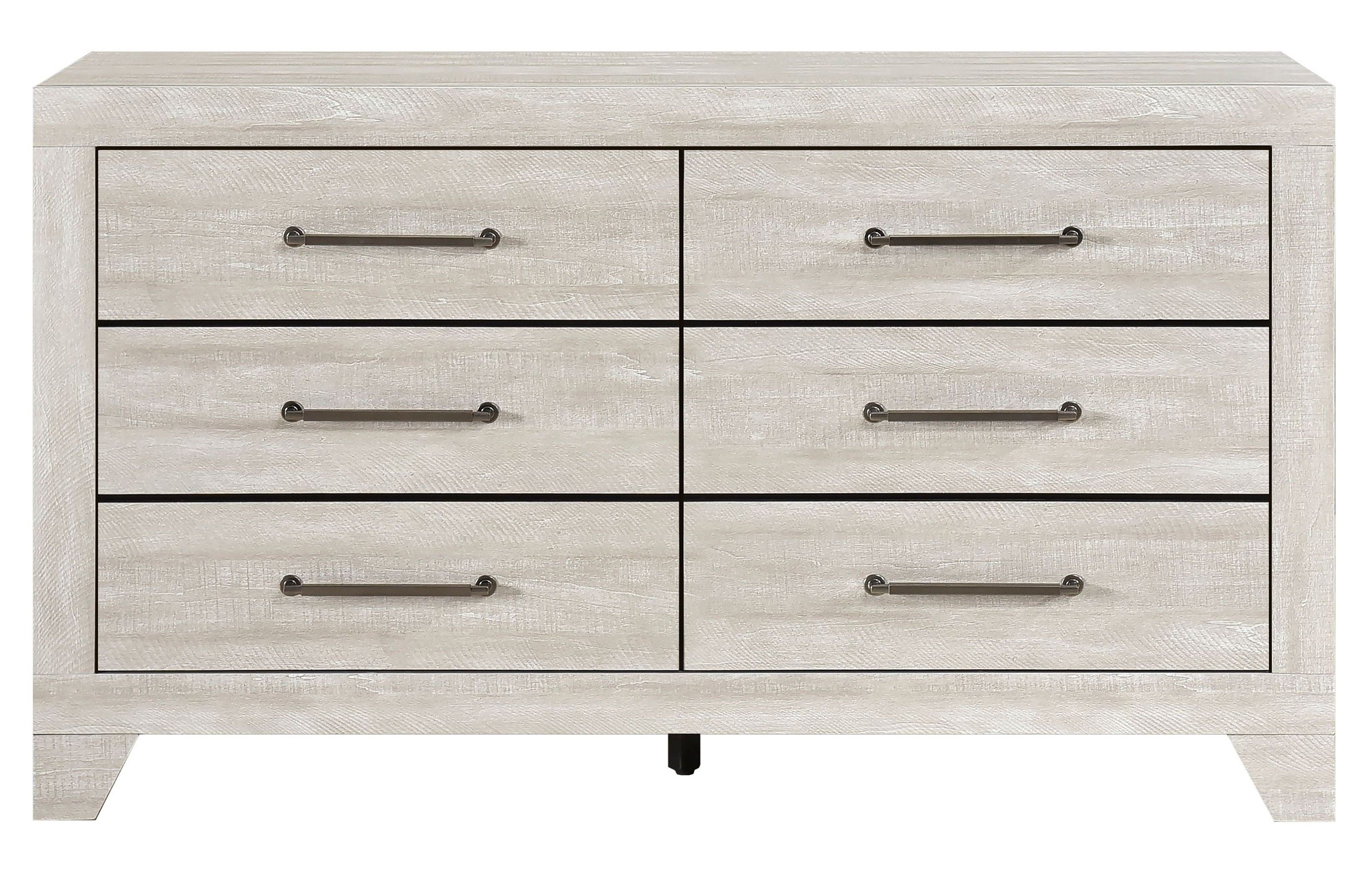 grey wood 6 drawer dresser Amazon.com: Grey Dresser for Bedroom with 6 Drawers, 47" Wide Modern Dressers