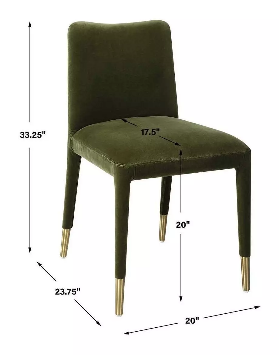 Oakley Moss Upholstered Dining Chair Set of 2