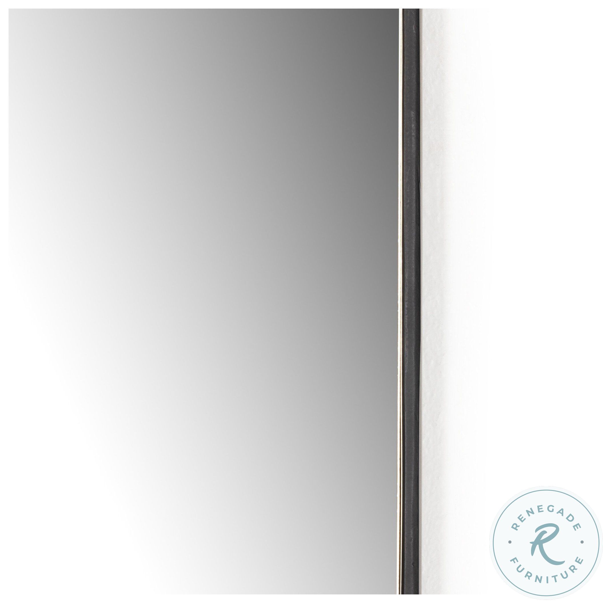 Jacques Gunmetal Small Irregular Mirror | Coleman Furniture