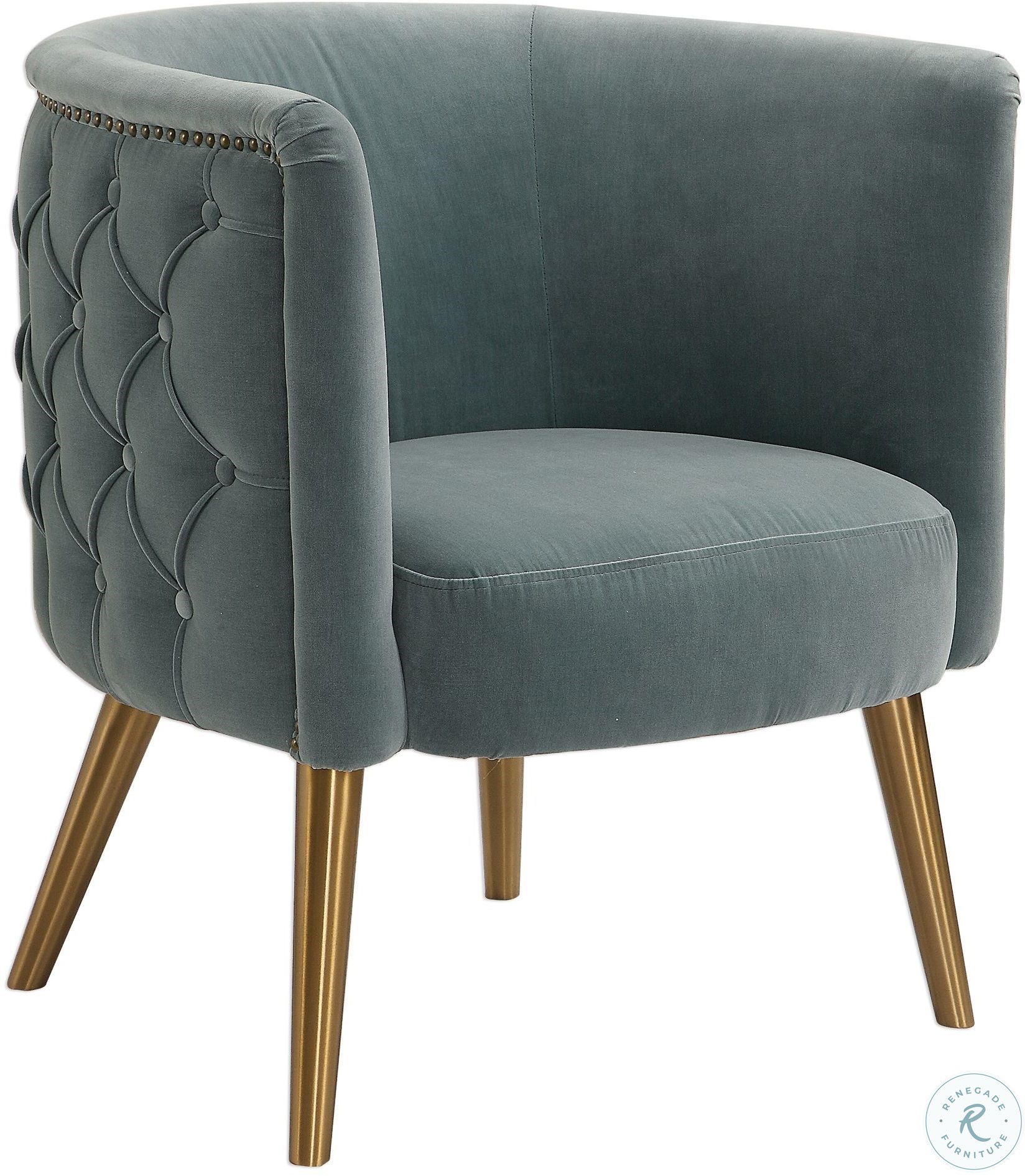 Haider Gray Accent Chair from Uttermost Coleman Furniture