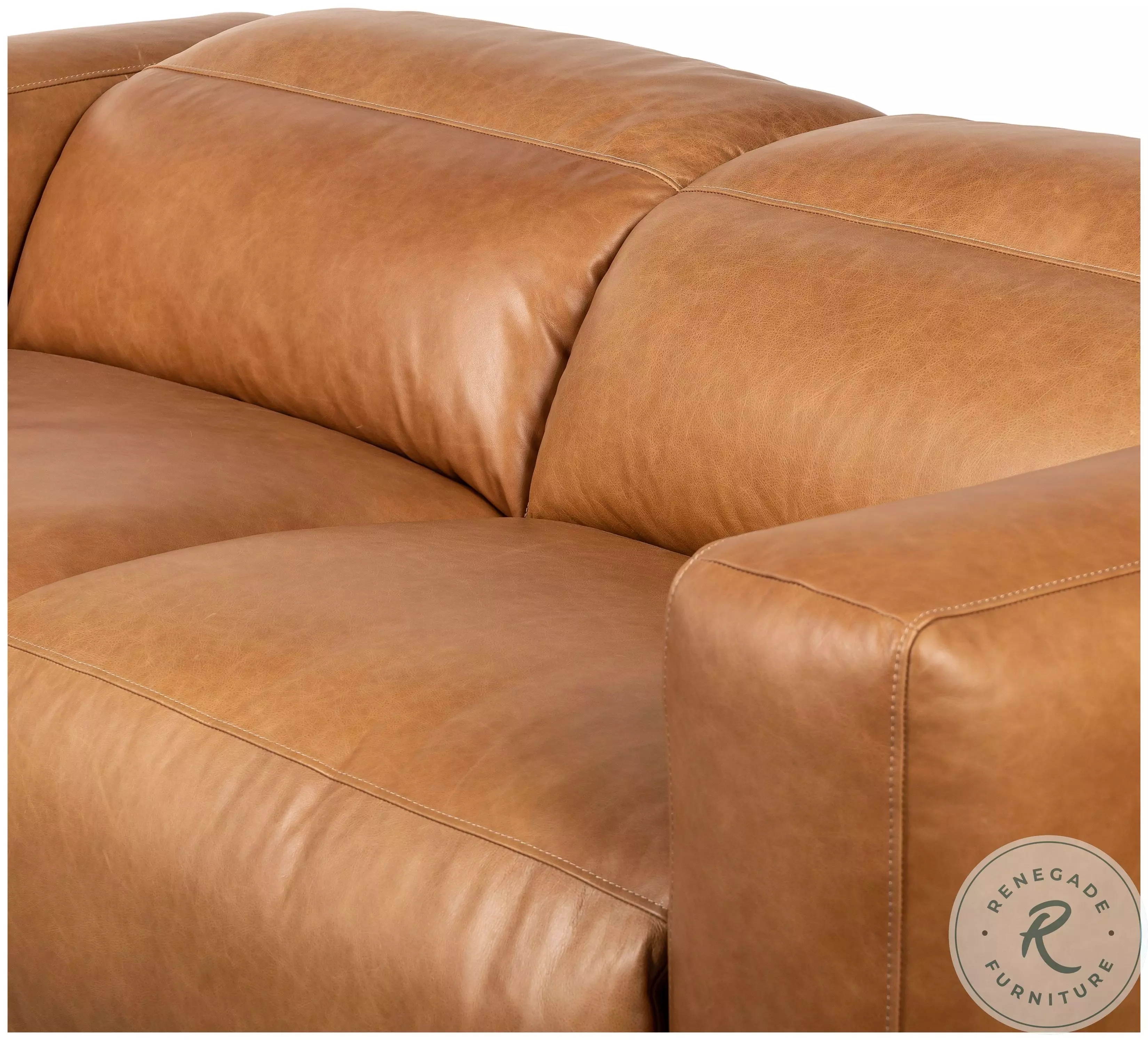 Radley Sonoma Butterscotch Leather Power Reclining Loveseat From