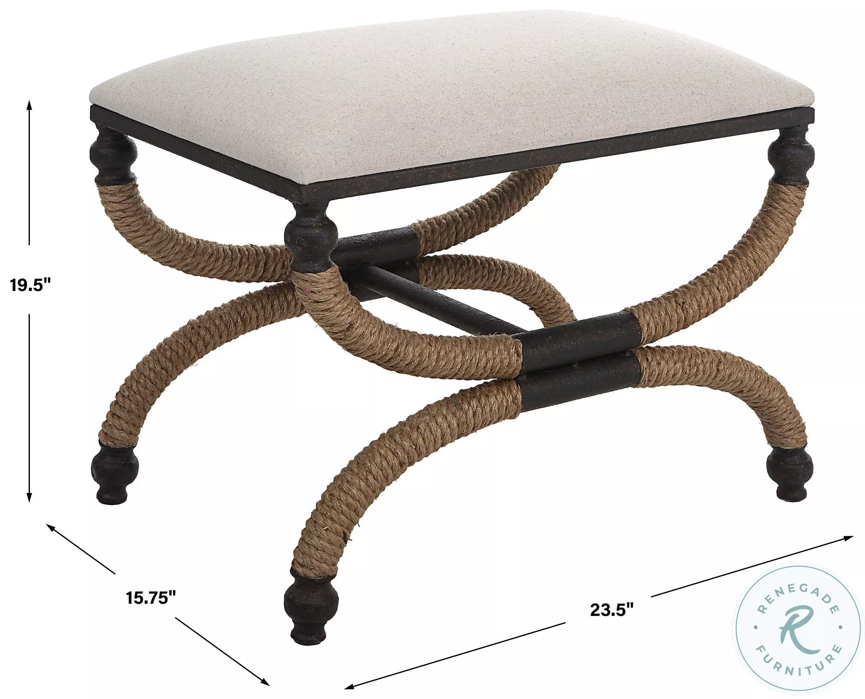 Santia Oatmeal Small Bench